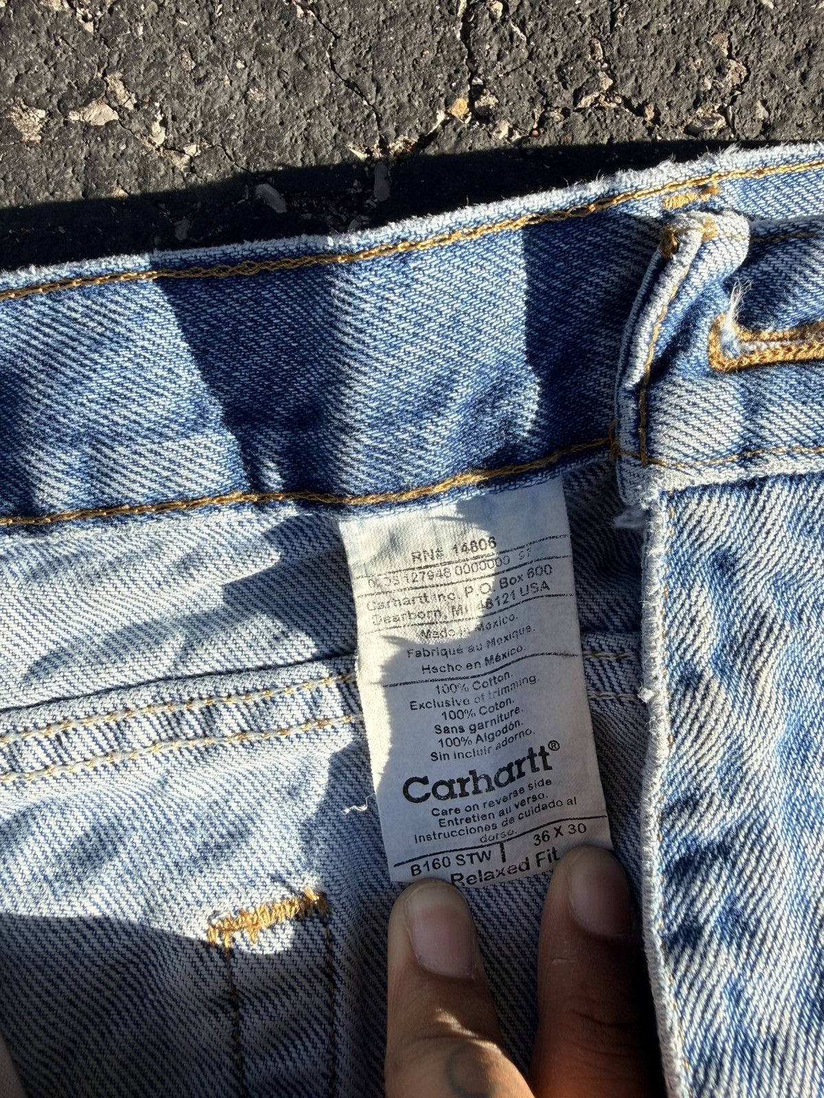 Carhartt Vintage Y2K Carhartt Denim Workwear J Size US 36 / EU 52 - 3 Thumbnail