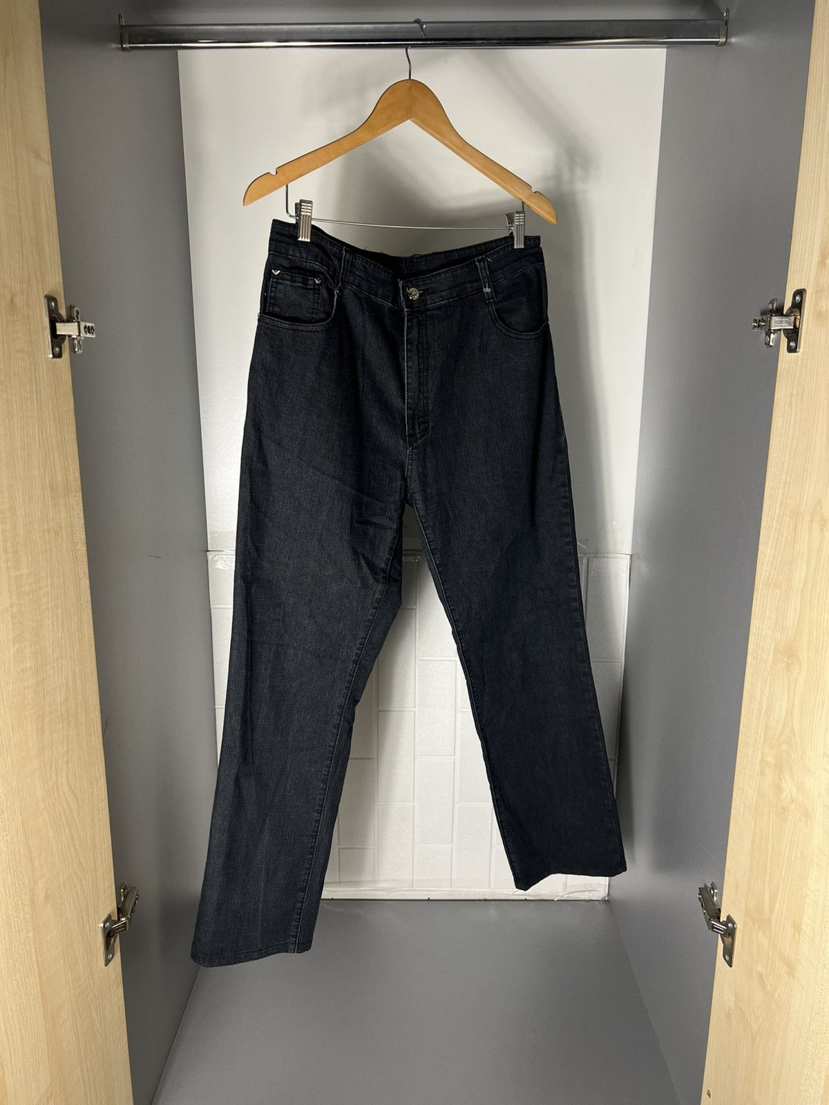 Emporio Armani VINTAGE EMPORIO ARMANI JEANS ITALIAN DESIGNER CASUAL Y2K 90s Size US 38 / EU 54 - 4 Thumbnail
