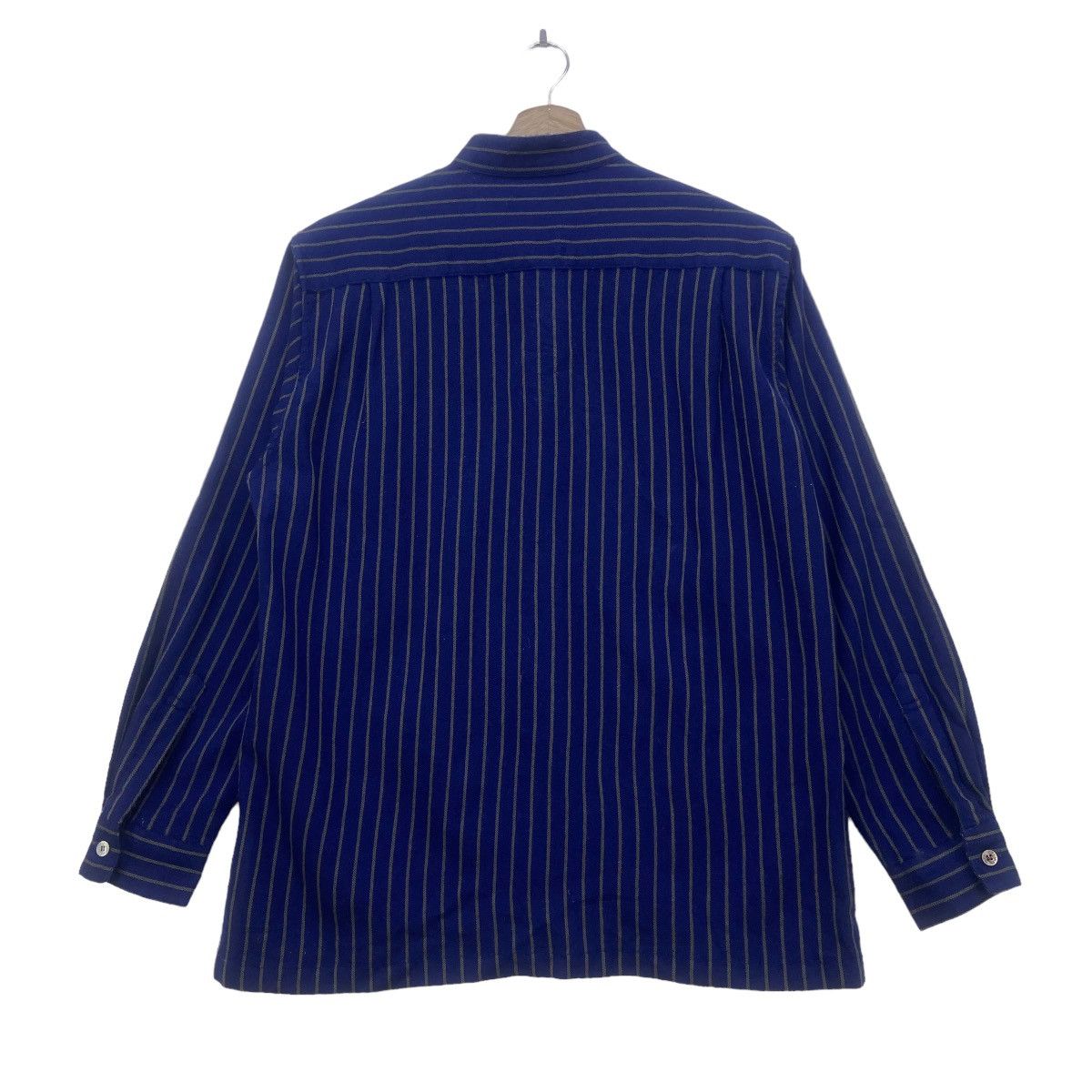 Celine Vintage Celine Paris Stripes Wool Flannel Size US S / EU 44-46 / 1 - 5 Thumbnail