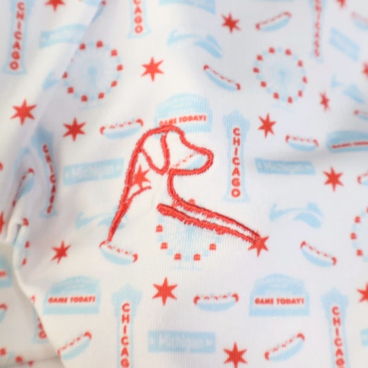 Vintage Rhoback Chicago Hot Dog Stretch Polo Shirt White Men's 2XL Size US XXL / EU 58 / 5 - 6 Thumbnail
