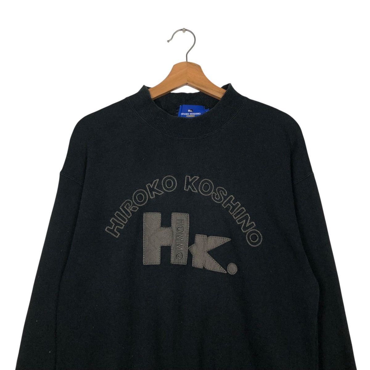 Hiroko Koshino Homme 📌Vintage Sweatshirt Hiroko Koshino Homme Big Logo Size US M / EU 48-50 / 2 - 4 Thumbnail