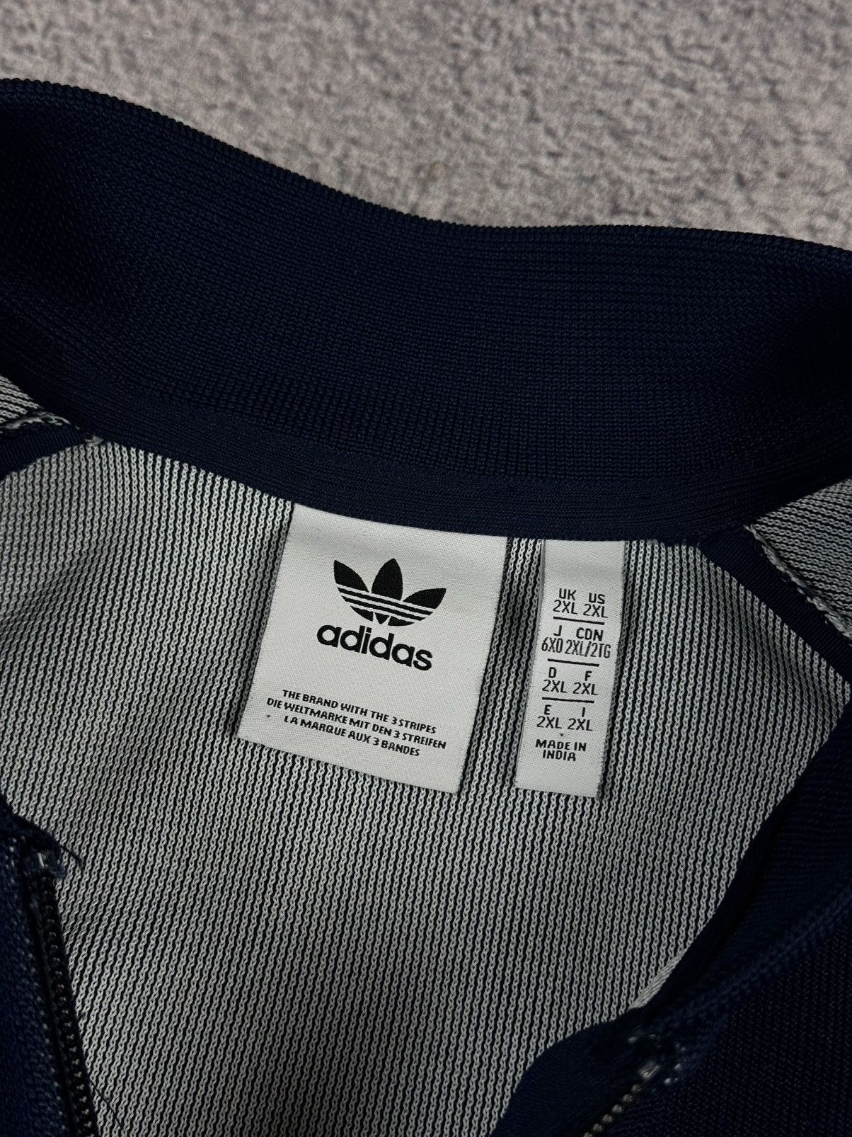 Adidas ADIDAS Originaals Trefoil BF Knit Track Jacket Bomber Size US XXL / EU 58 / 5 - 17 Thumbnail