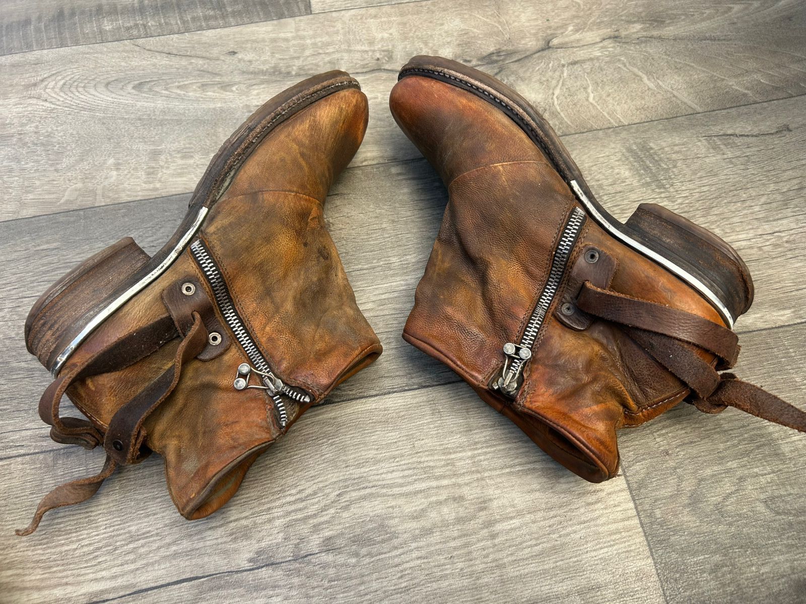 A.S.98 A.S.98 Avant Garde Leather Boots Sz 42 Size US 9 / EU 42 - 7 Thumbnail