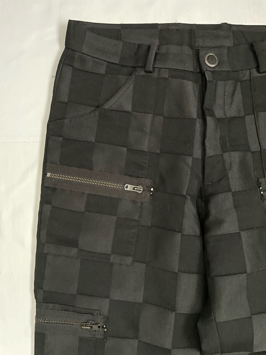 Number (N)ine NUMBER (N)INE 03ss Cart Period Plaid Bondage Pants Black 30 Size US 30 / EU 46 - 5 Thumbnail