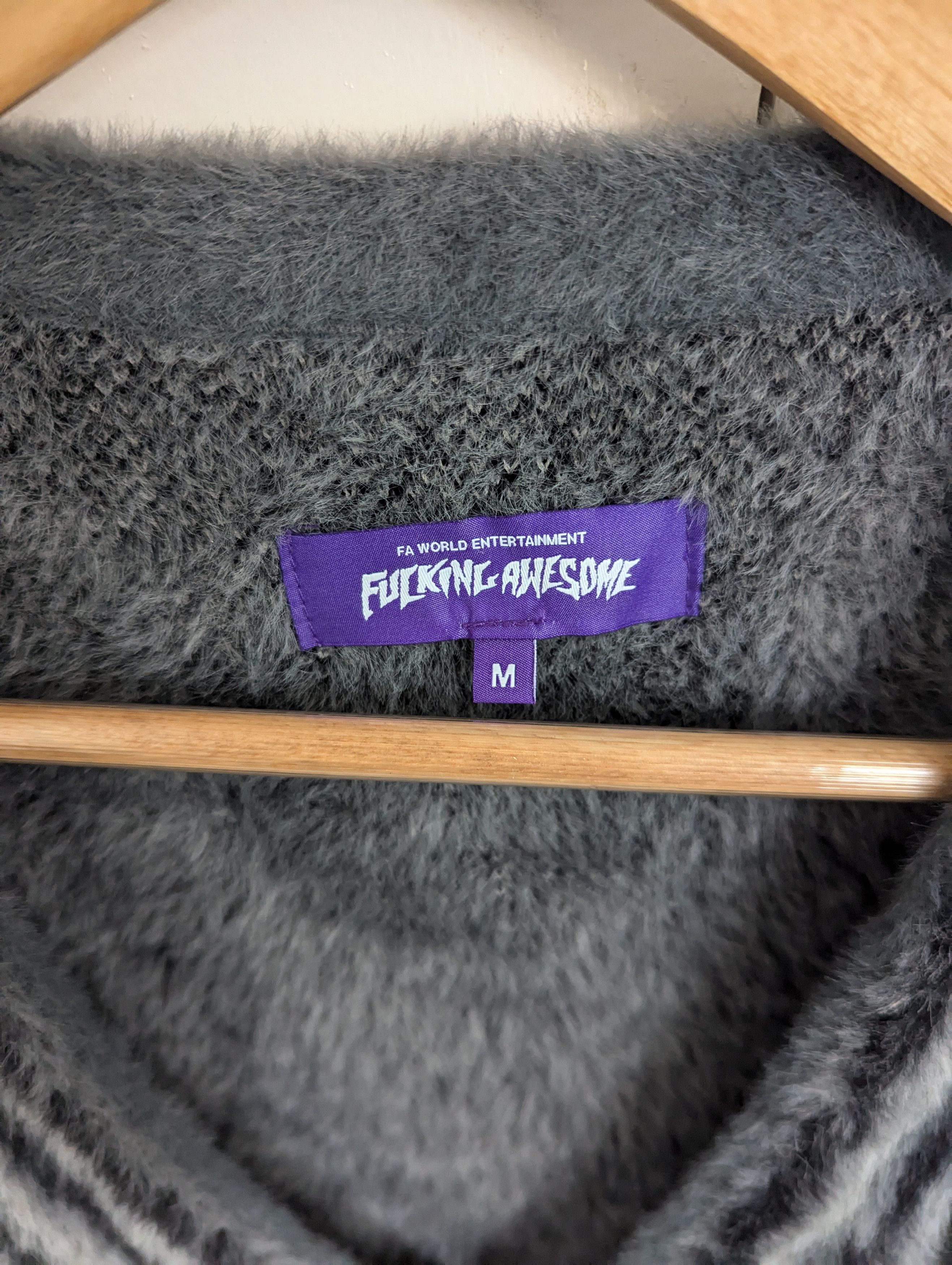 Fucking Awesome Fucking Awesome Acid Hairy Cardigan Size US M / EU 48-50 / 2 - 4 Thumbnail