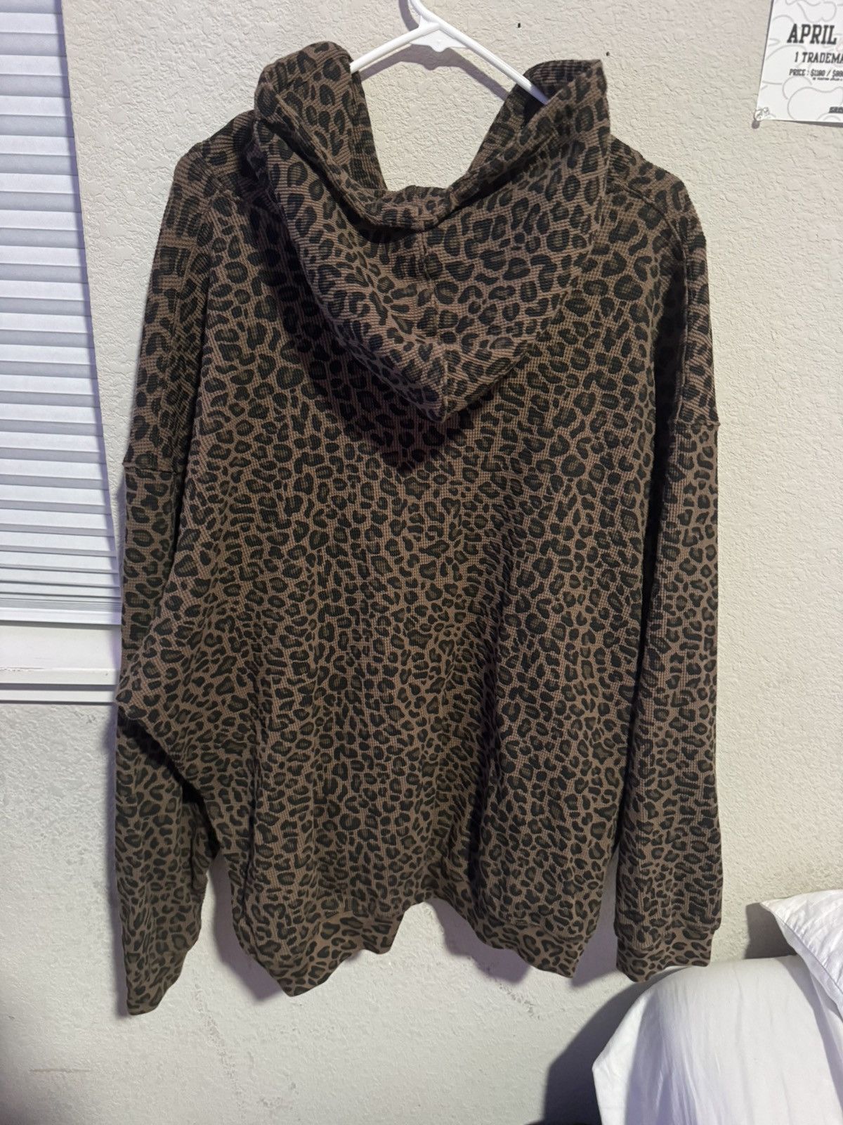 Supreme Supreme Hooded Zip-Up Thermal Leopard Hoodie Size US XL / EU 56 / 4 - 2 Thumbnail