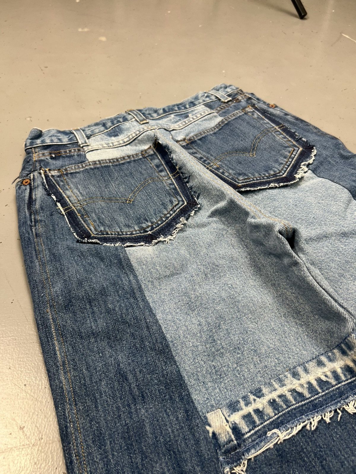 Vintage Vintage 1 of 1 reworked custom denim jort - 30 Size US 30 / EU 46 - 6 Thumbnail