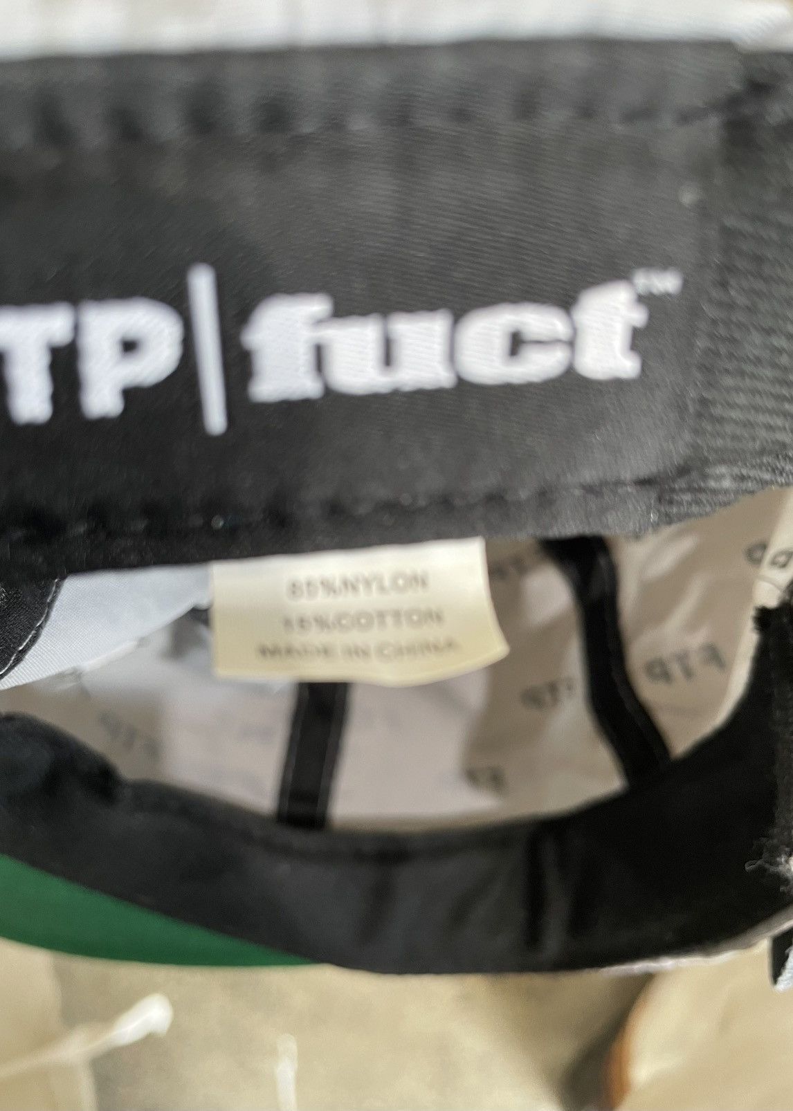 FUCT × Fuck The Population FTP x FUCT Collab 6-Panel Hat Grey Reflective 3M Size ONE SIZE - 9 Thumbnail