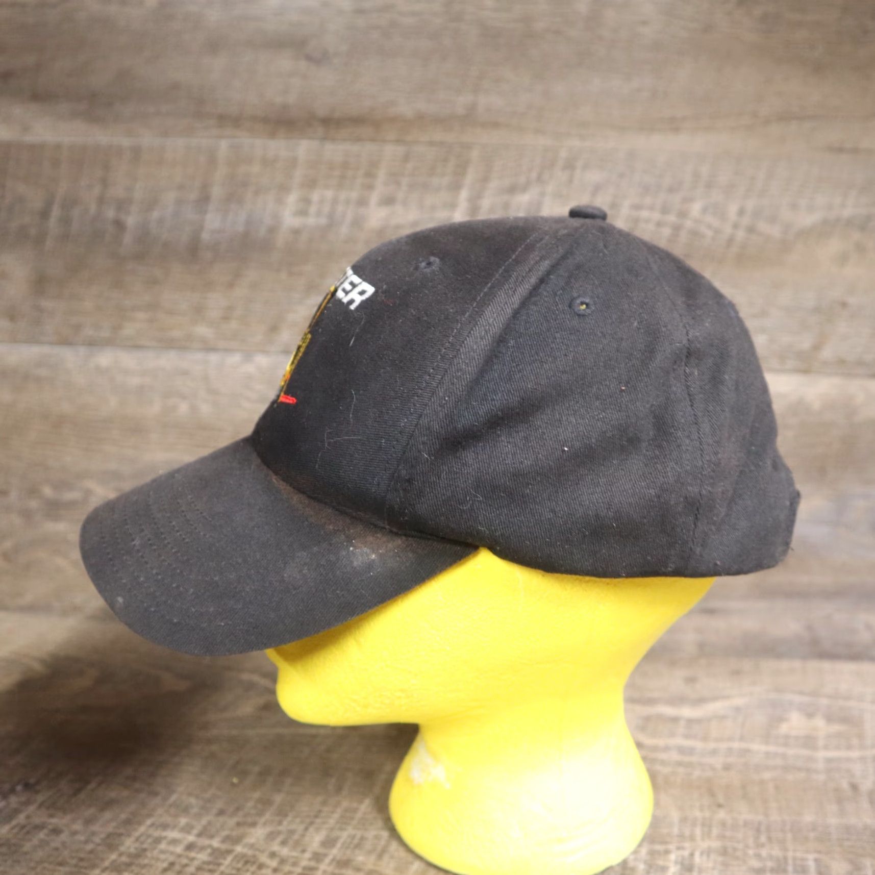 Spell VINTAGE Cyrk Black Snapback Hat Forklift Spell Out Logo 1990s Mens Adjustable Cap Size ONE SIZE - 5 Thumbnail
