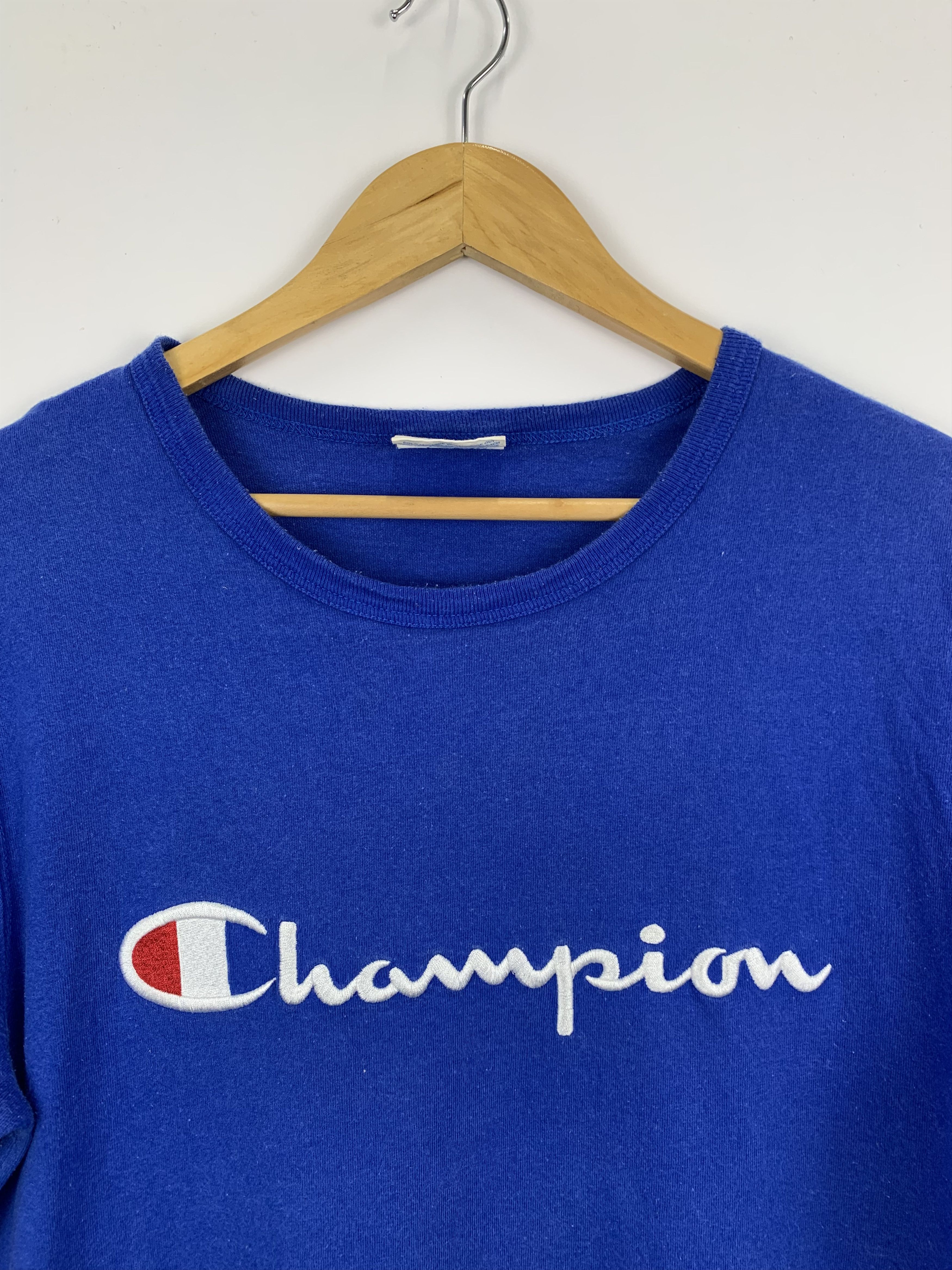 Champion Vintage 90s Champion Big Logo Embroidery Spellout Tee TA0040 Size US M / EU 48-50 / 2 - 8 Thumbnail
