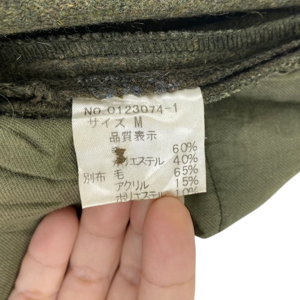 Vintage EXCLUSIVE CLUTCH Japanese Brand Check Tartan Baggy Size 29" - 6 Thumbnail
