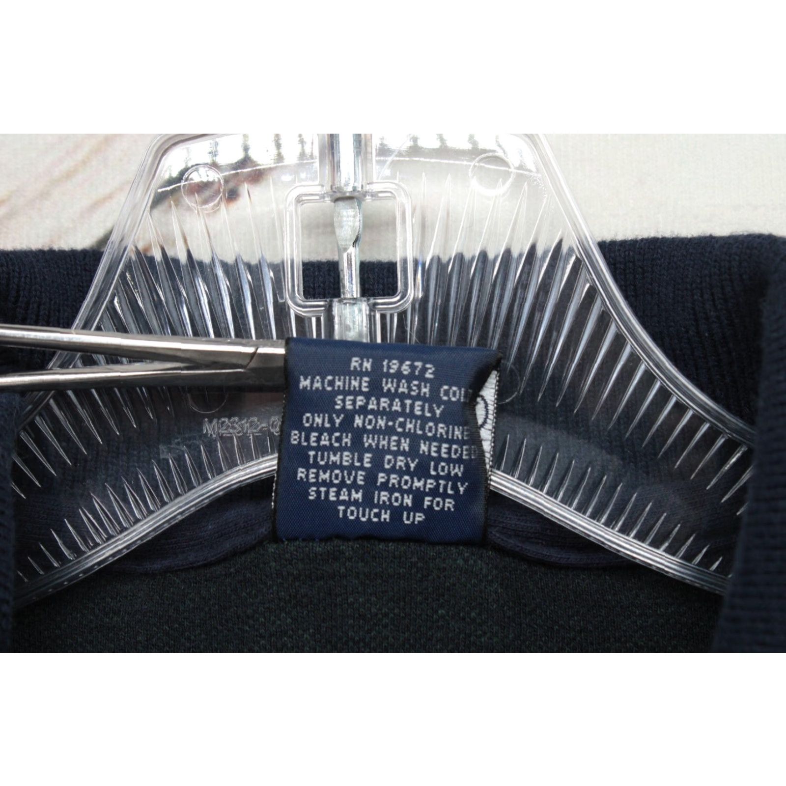 Polo Ralph Lauren VINTAGE Polo Ralph Lauren Sweater Shirt Men L Blue Green Check Cotton Knit Pullover Embroidered Logo 90s Preppy Mens Size US L / EU 52-54 / 3 - 5 Thumbnail