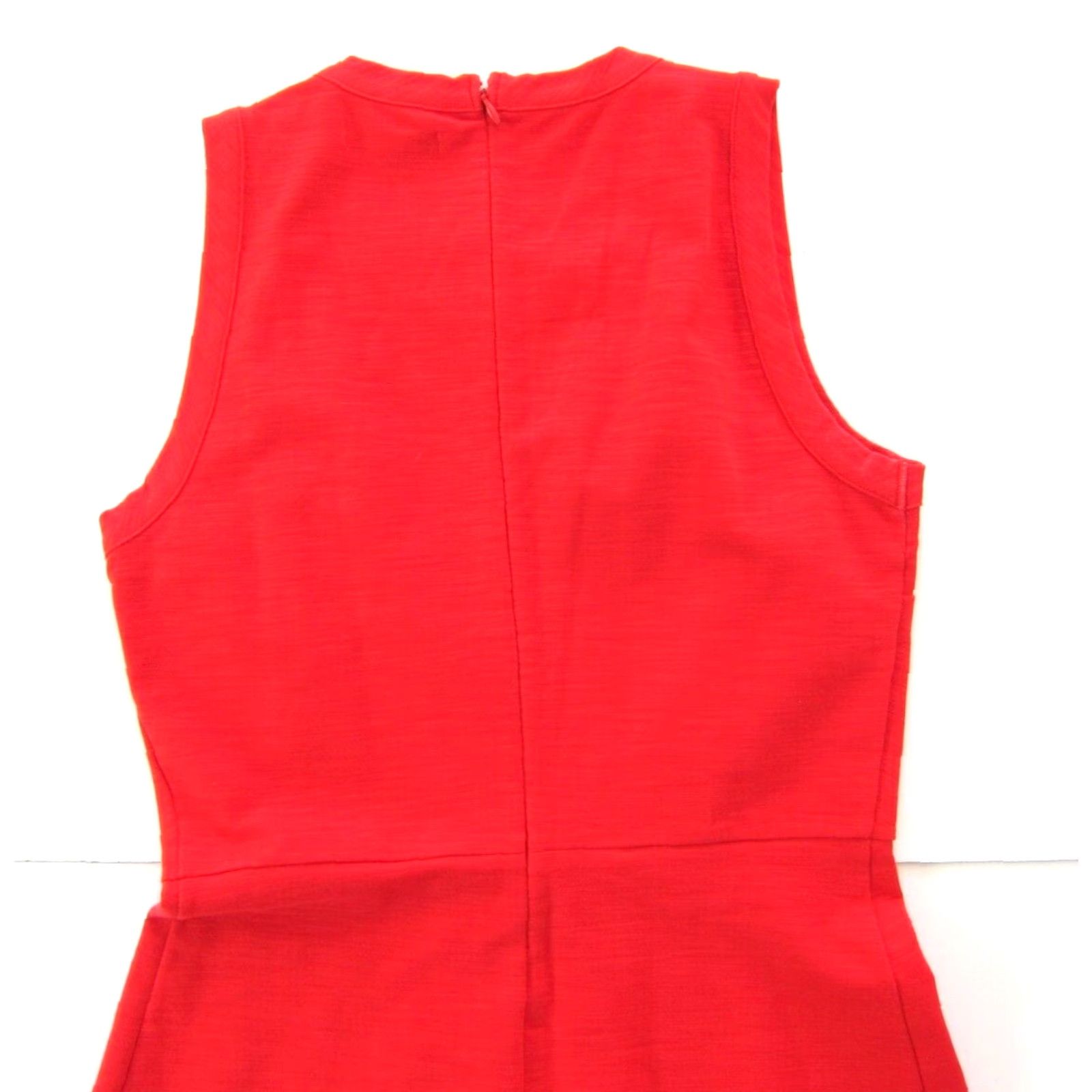 Madewell VINTAGE Madewell Red Cotton Stretch Sleeveless Sheath Tank Dress Women Small Size S / US 4 / IT 40 - 5 Thumbnail