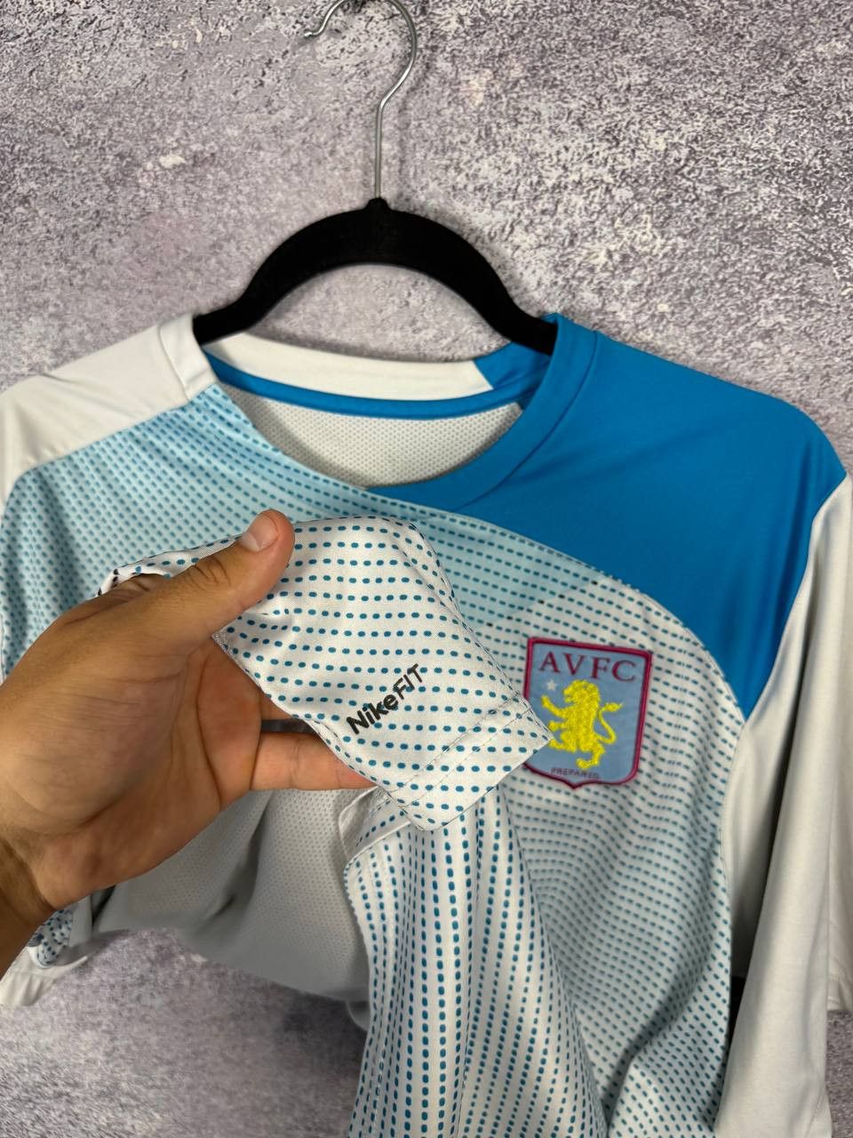 Nike Aston Villa Nike Total-90 Training 2007 Jersey Rare Size US M / EU 48-50 / 2 - 8 Thumbnail