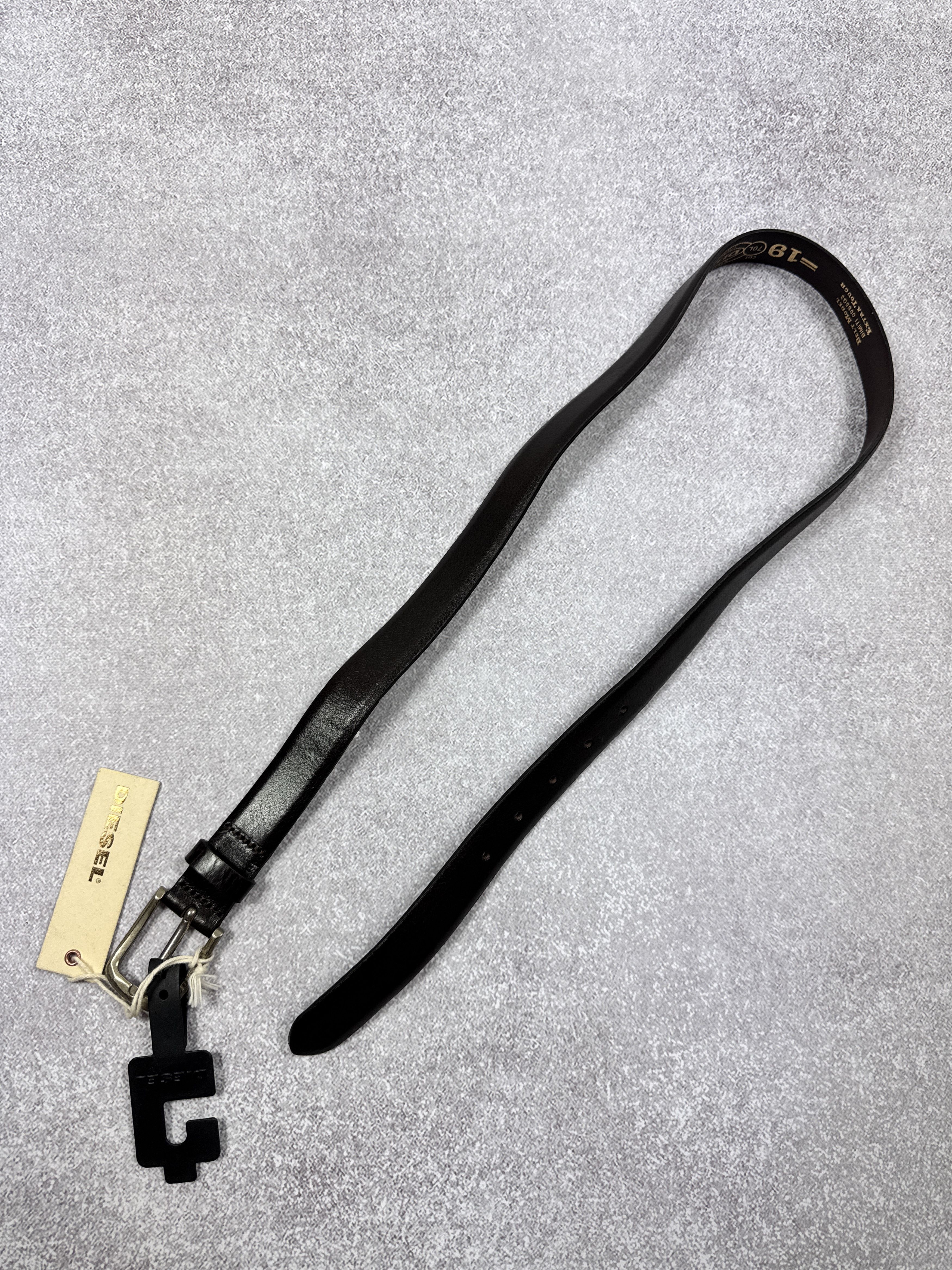 Diesel × Leather NEW DIESEL BIMITI GURTEL BROWN LEATHER BELT SIZE 90cm / 36 Size 36 - 2 Thumbnail