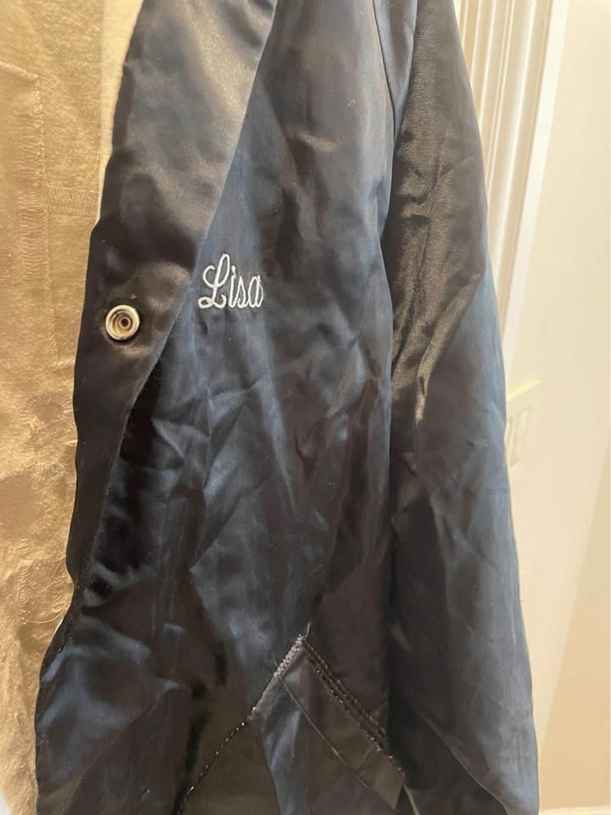 THE H.W.DOG&CO. Vintage 80s Don Alleson Satin Varsity Jacket – H.D.’s Texas Size M / US 6-8 / IT 42-44 - 3 Thumbnail