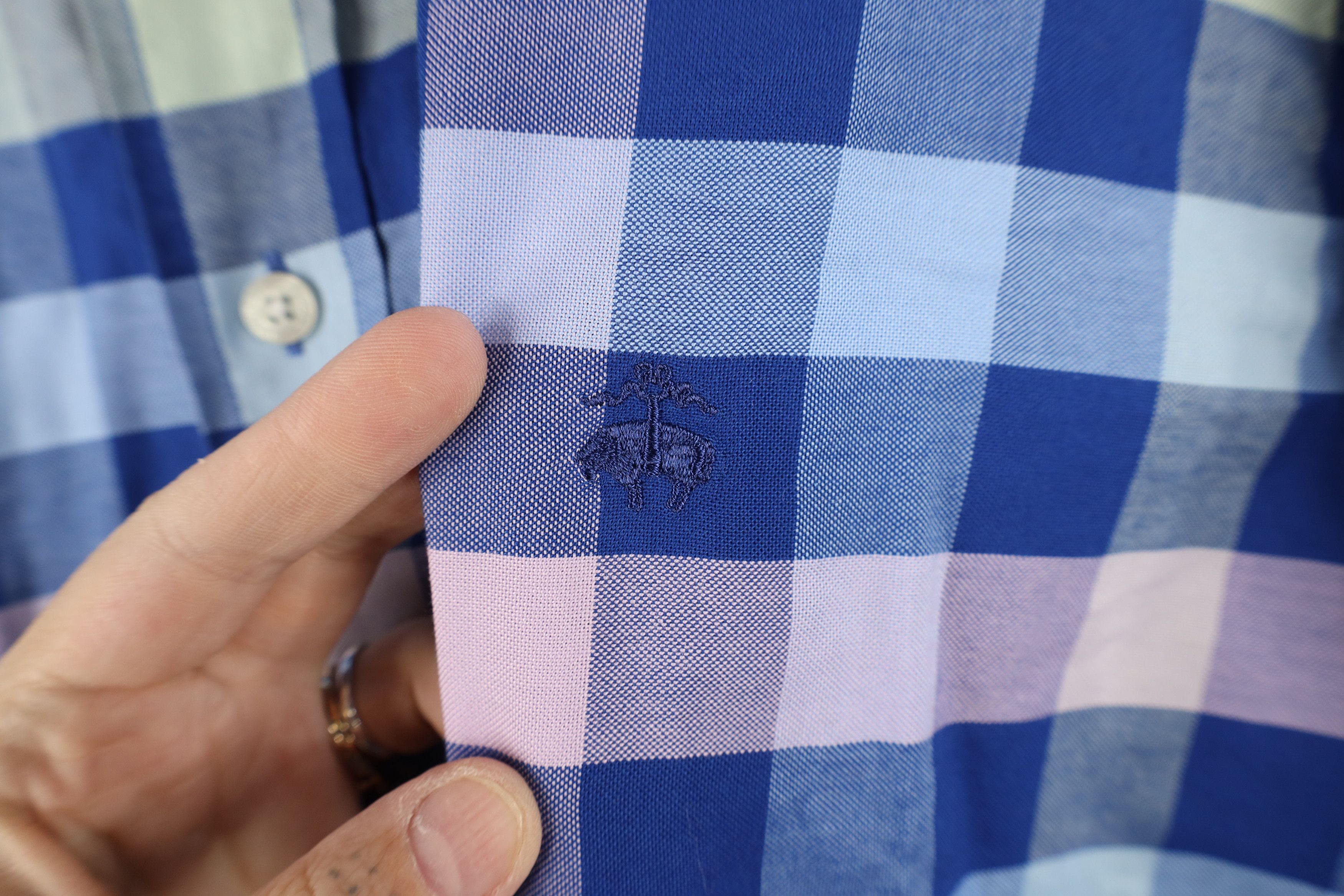 Brooks Brothers Vintage Brooks Brothers Cotton Button Down Shirt Plaid Size US L / EU 52-54 / 3 - 4 Thumbnail