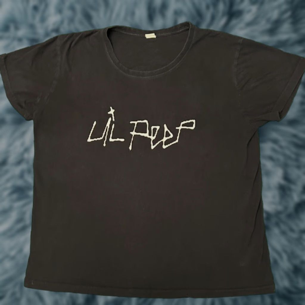 VINTAGE Lil Peep Come Over When You’re Sober Tour Album Rare Original Shirt L Black Music Gothic Grunge Hip Hop 2000s Mens Boys?