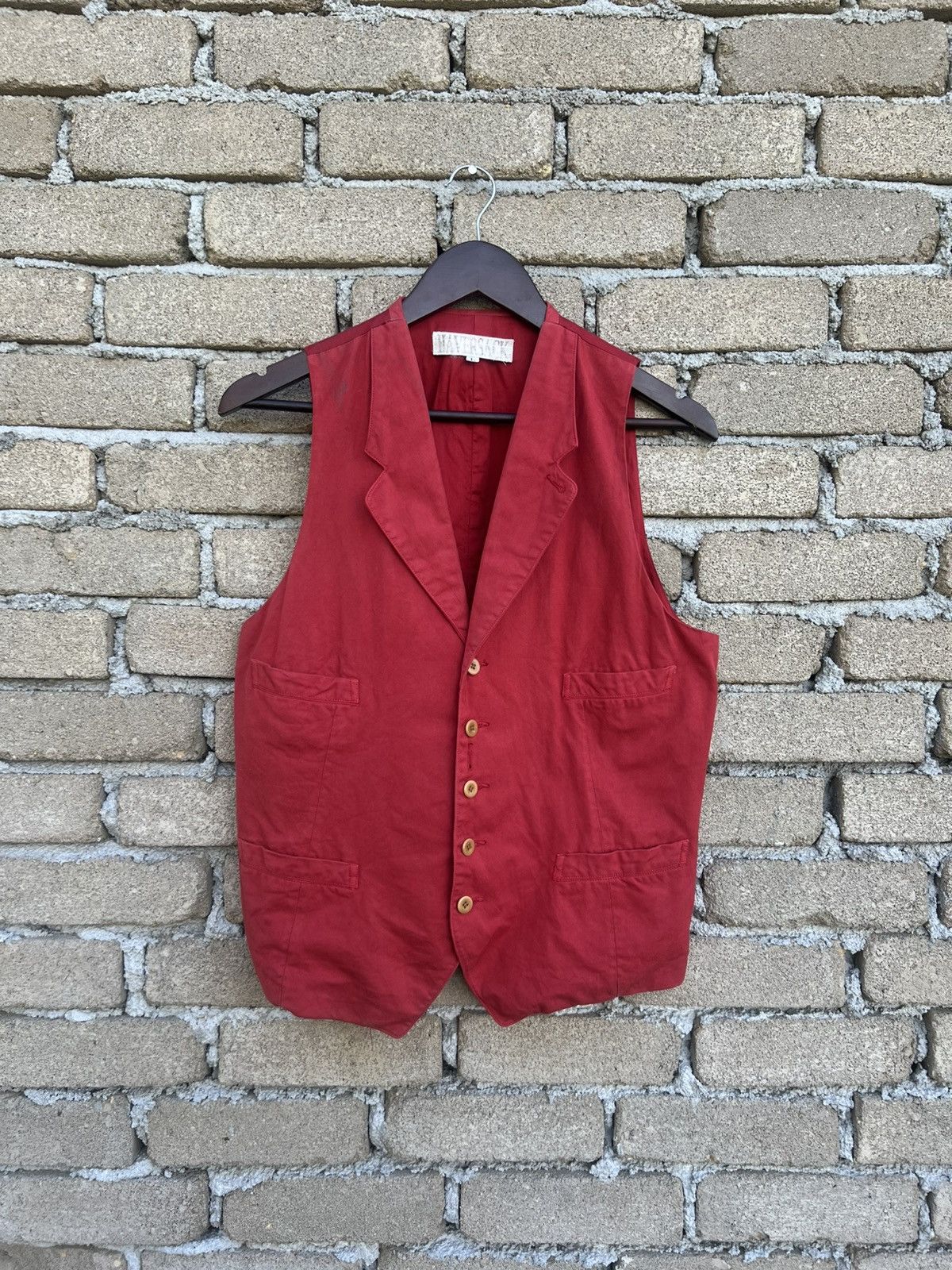 Haversack Haversack Button Up Vest Red Colour Size US L / EU 52-54 / 3 - 2 Thumbnail
