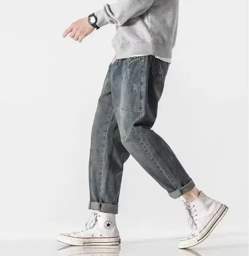 Japanese Brand × Jean 21SS Indigo Union Japan Blue Washed Denim Worker Pants Size US 32 / EU 48 - 4 Thumbnail