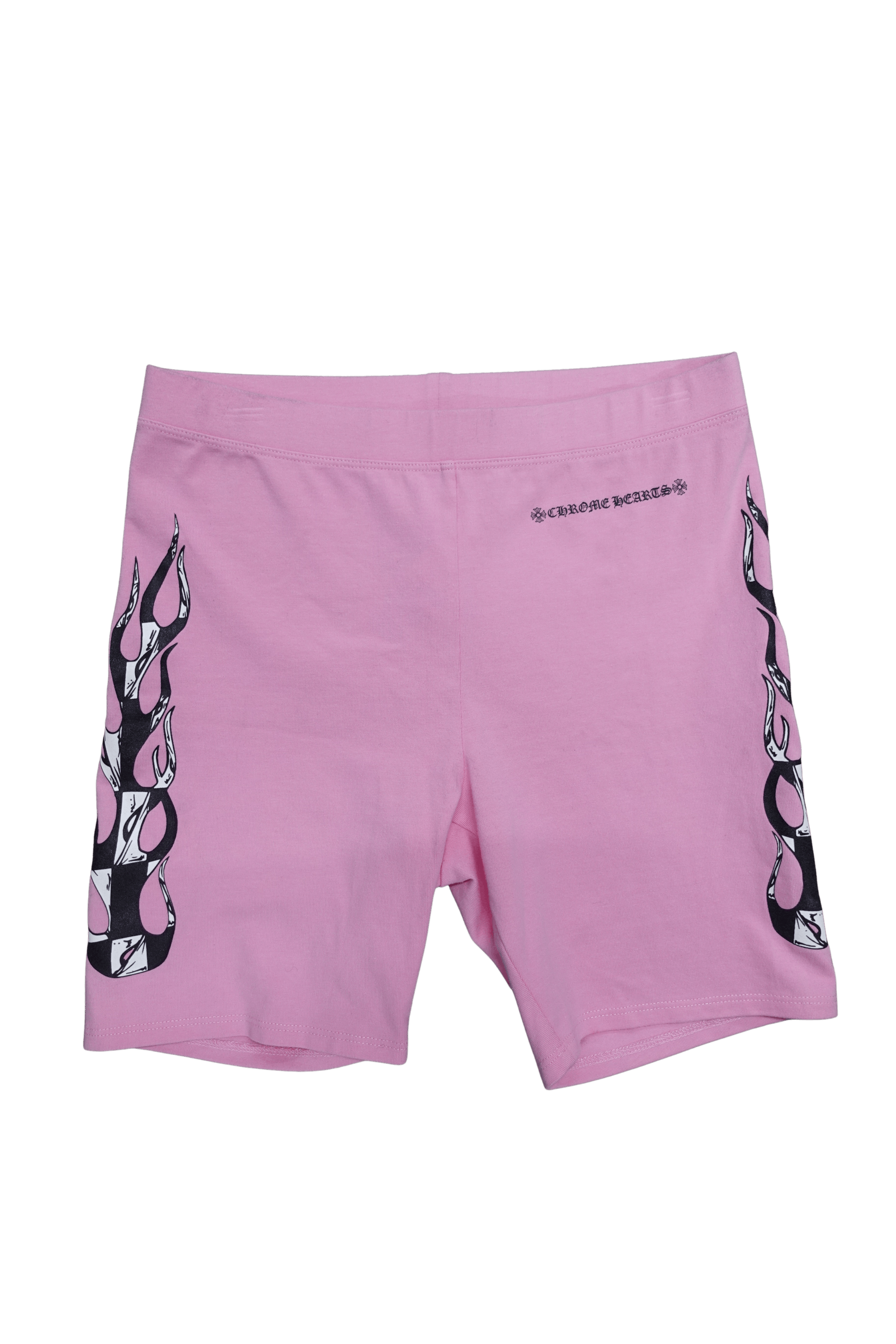 Chrome Hearts CHROME HEARTS MATTY BOY FLAME BIKER SHORTS PINK Size 28" / US 6 / IT 42 - 1 Thumbnail