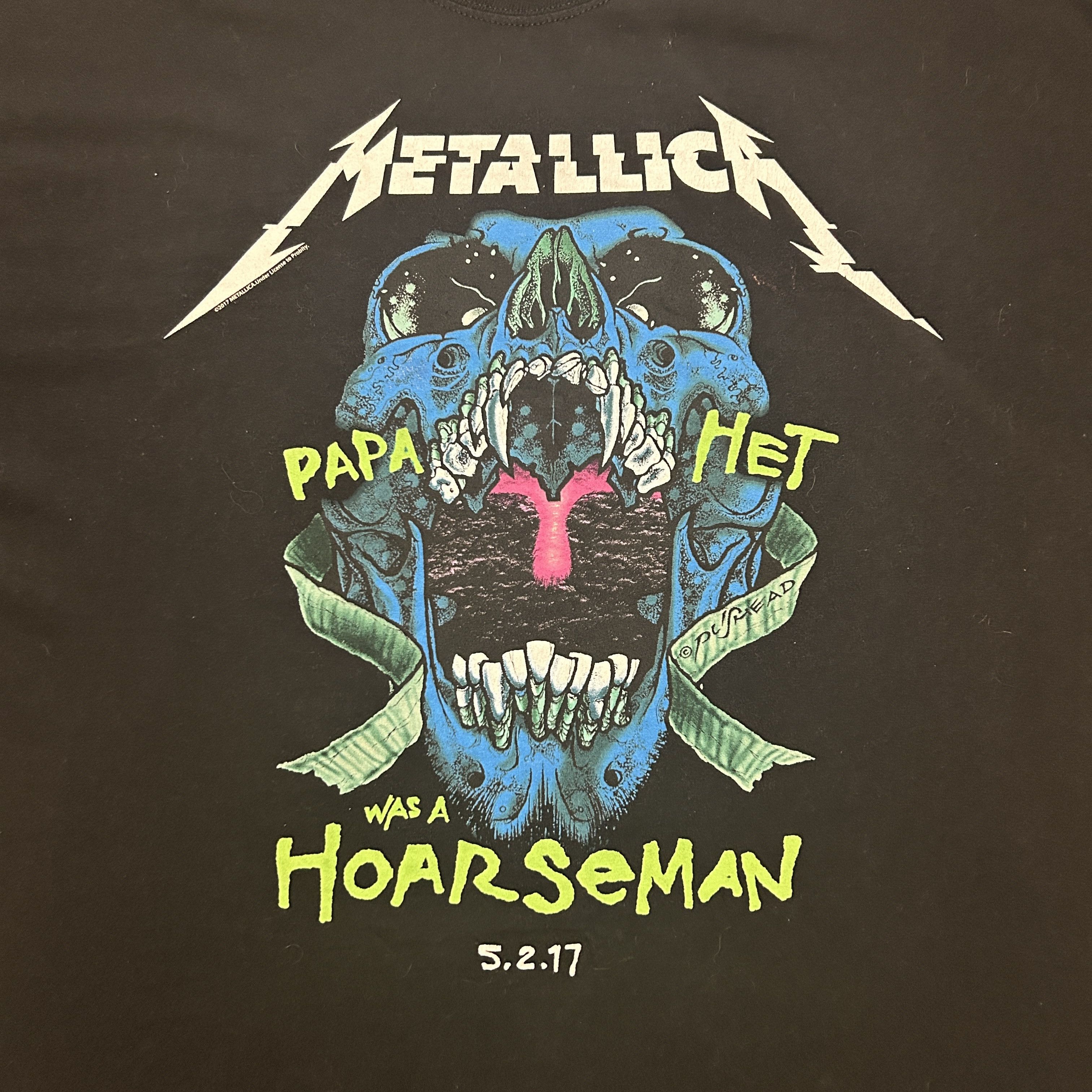 Band Tees Vintage Metallica Papa Het 2017 Band T-shirt Size US XL / EU 56 / 4 - 2 Thumbnail