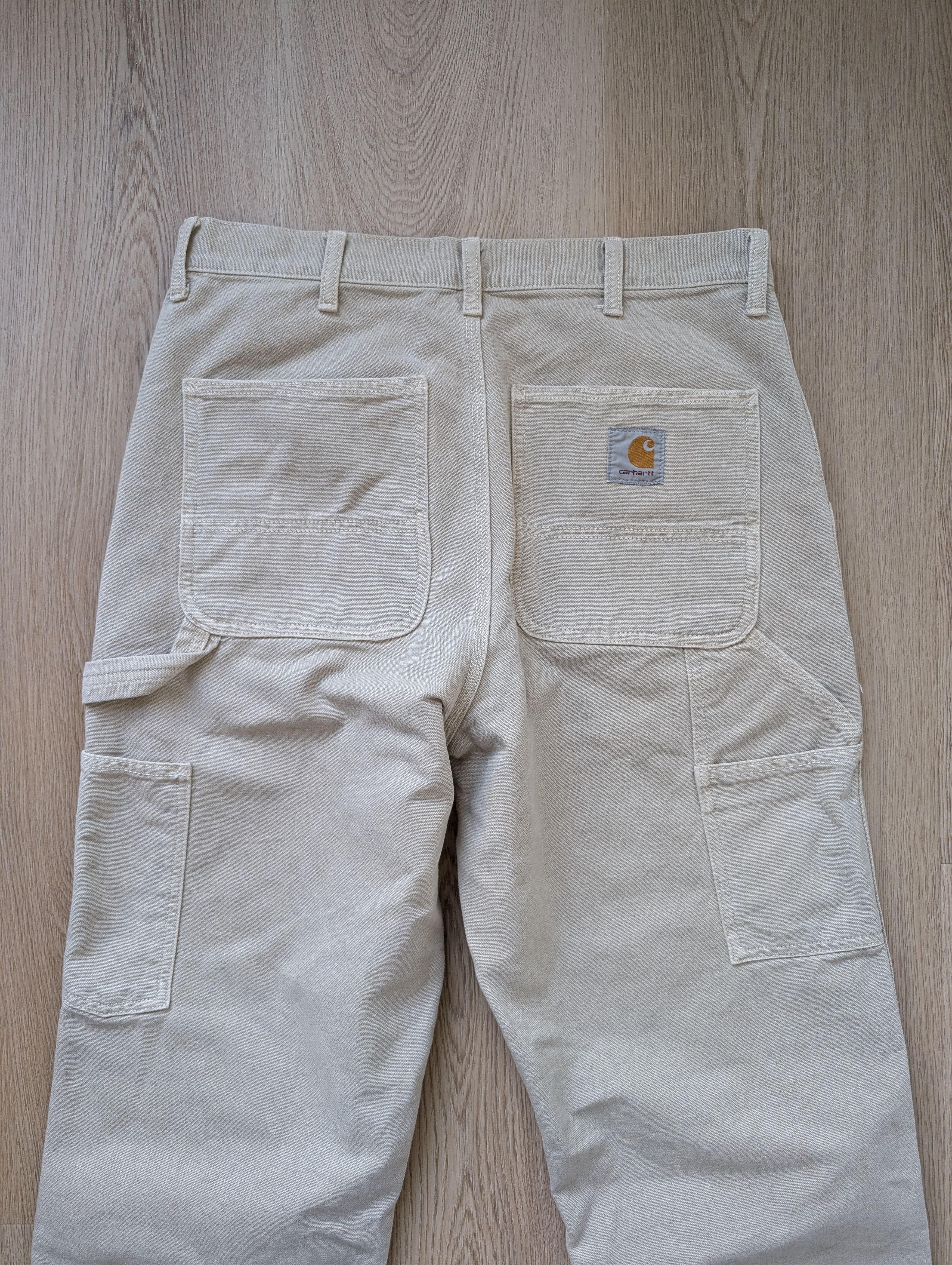Carhartt Carhartt WIP Single Knee Pant Men’s Beige Canvas Pants 31x32 Size US 31 - 7 Thumbnail