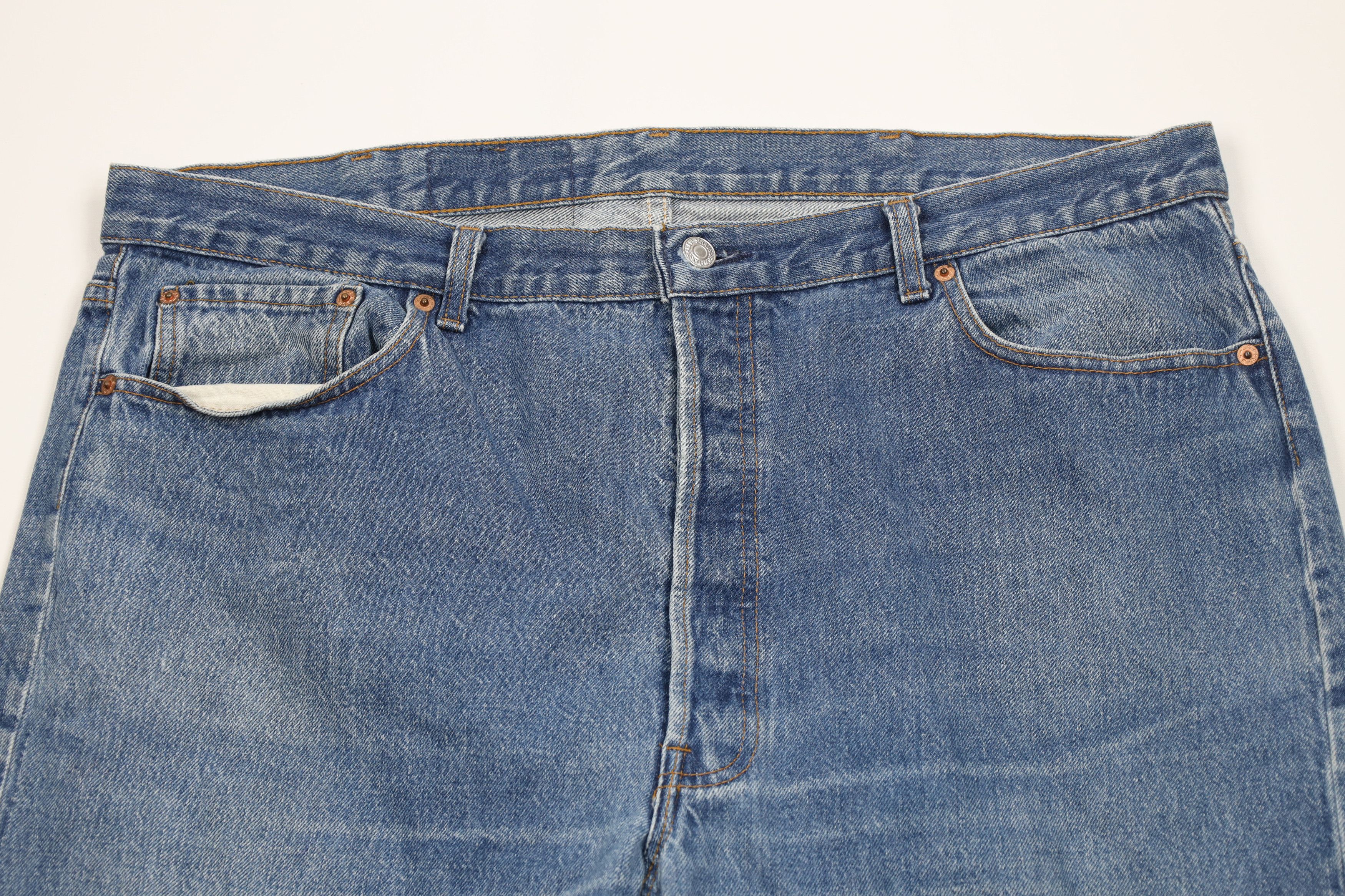 Levi's Vintage 90s Levis 501xx Button Fly Original Fit Jeans USA Size US 42 / EU 58 - 2 Thumbnail