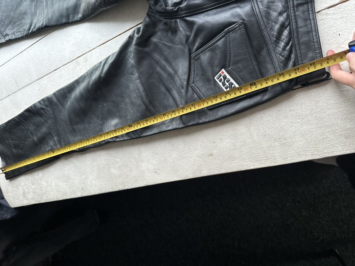 Leather IXS 🚨Vintage leather pants motorcycles BROWN LUXURY Y2K Size US 26 / EU 42 - 15 Thumbnail