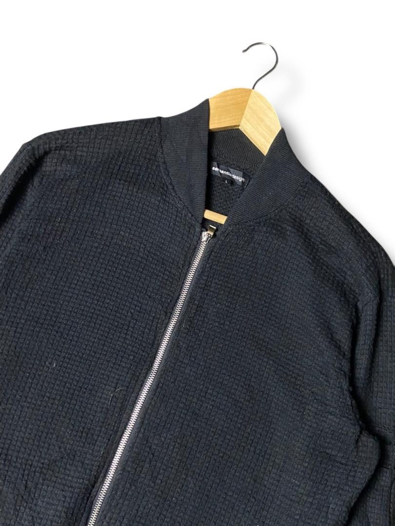 semanticdesign Semantic Design Full Zip Waffle Jacket (163) Size US L / EU 52-54 / 3 - 4 Thumbnail