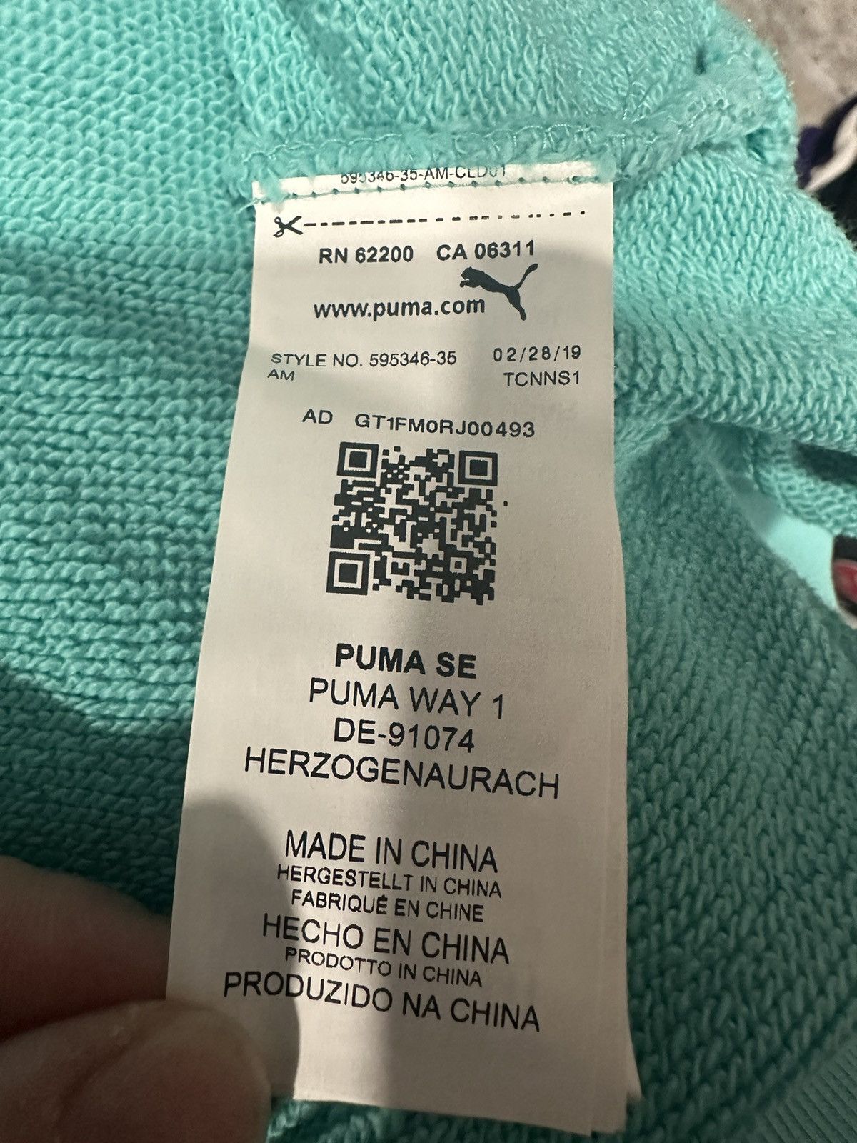 Puma × Rhude RHUDE X PUMA HOODIE Size US L / EU 52-54 / 3 - 5 Thumbnail