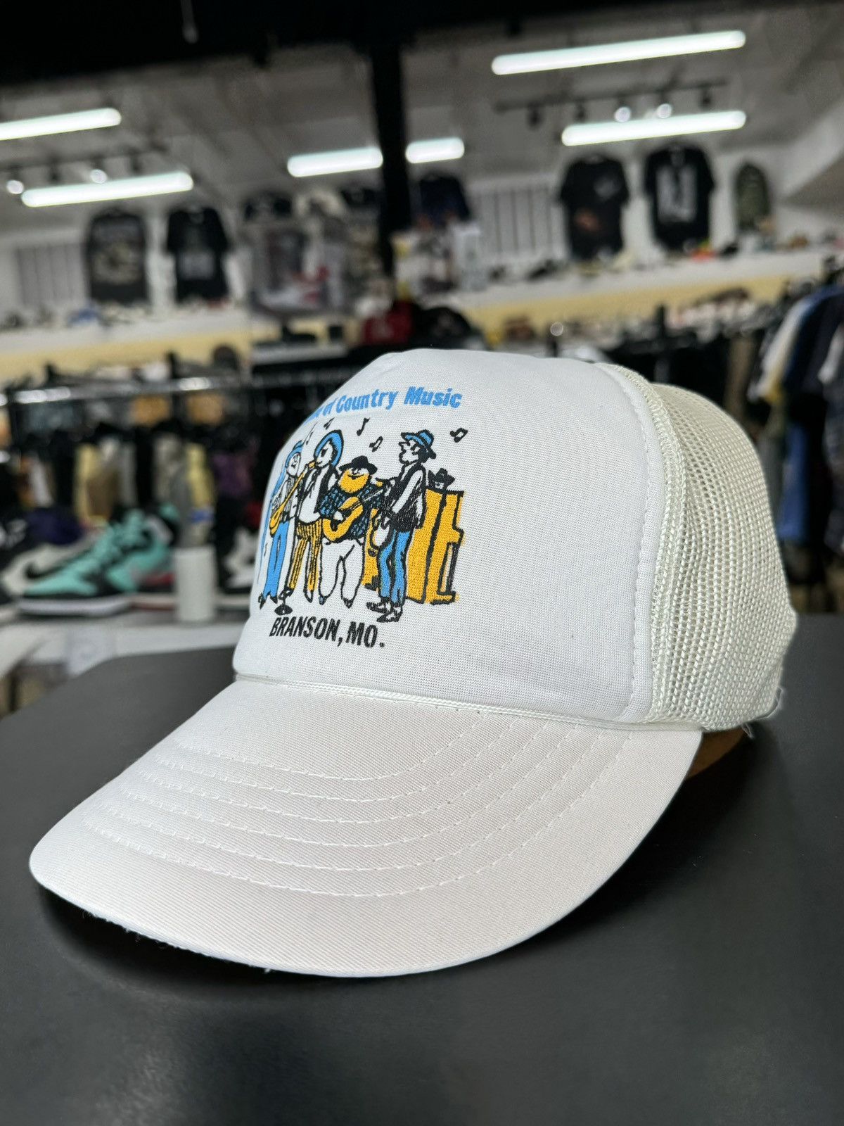 Vintage Vintage Home Of Country Music Branson, MO Music Trucker cap Size ONE SIZE - 1 Thumbnail