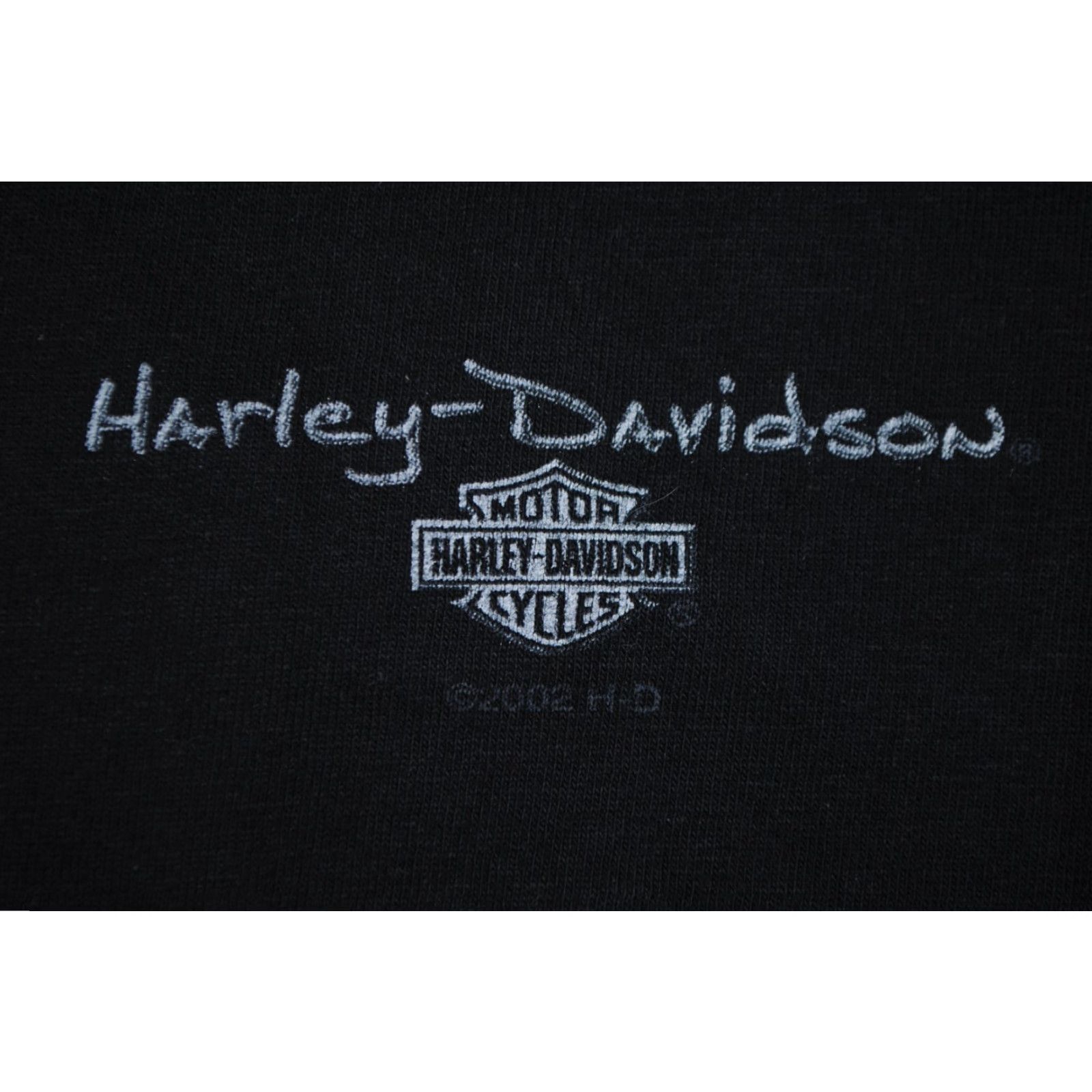 Harley Davidson VINTAGE Harley-Davidson T-shirt EAGLE Baltimore Maryland Black Mens Large Size US L / EU 52-54 / 3 - 4 Thumbnail