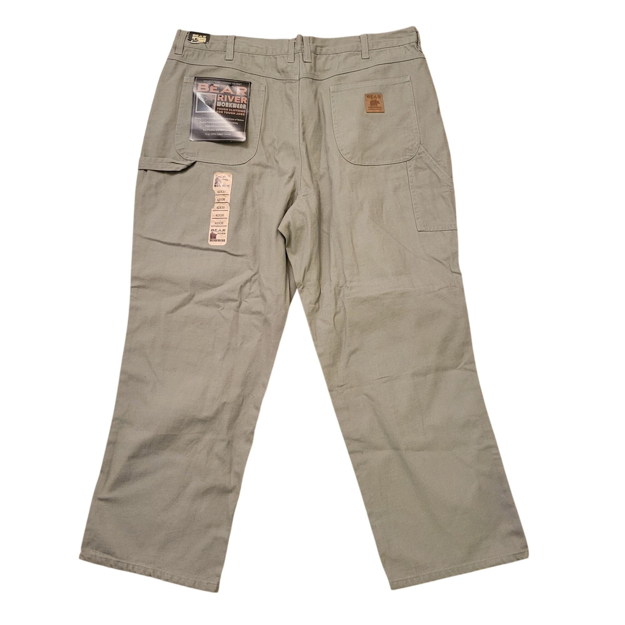 Vintage Bear River Workwear Double Front Carpenter Pants 42x30 Heavy Size US 42 / EU 58 - 4 Thumbnail