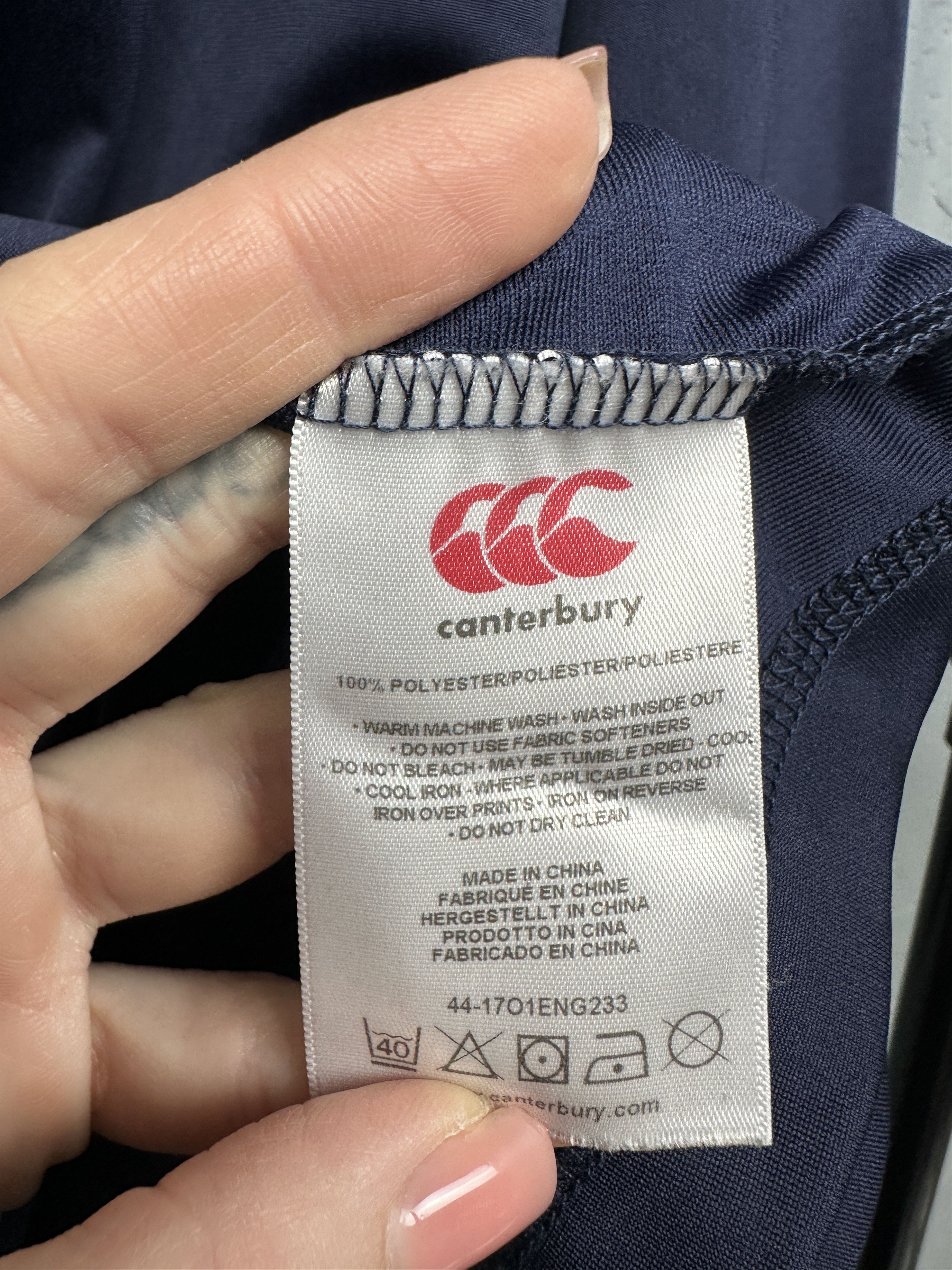 Canterbury of New Zealand Canterbury O2 England Rugby Long Sleeve Jersey T-Shirt Size US XXL / EU 58 / 5 - 4 Thumbnail