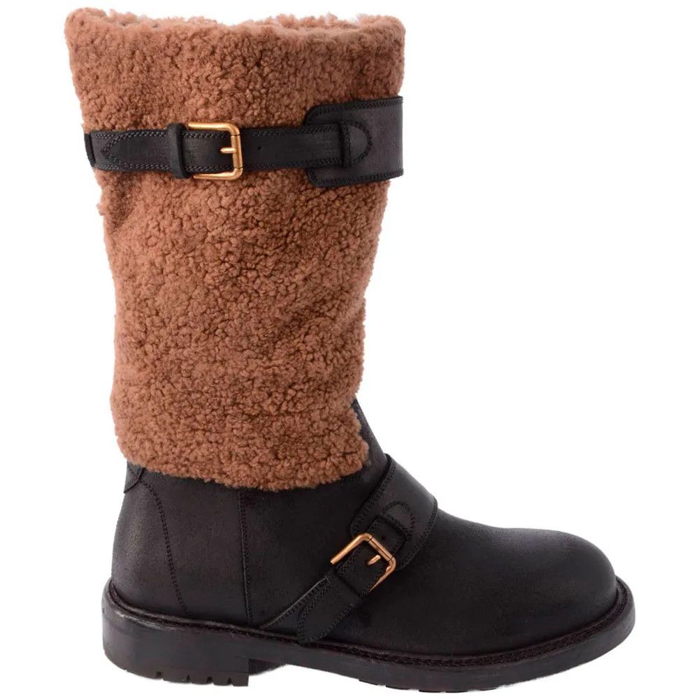 靴 dolce&gabbana boots suede archive knit Dolce & Gabbana UK7 Dolce & Gabbana Archive Knitwear Suede Dark