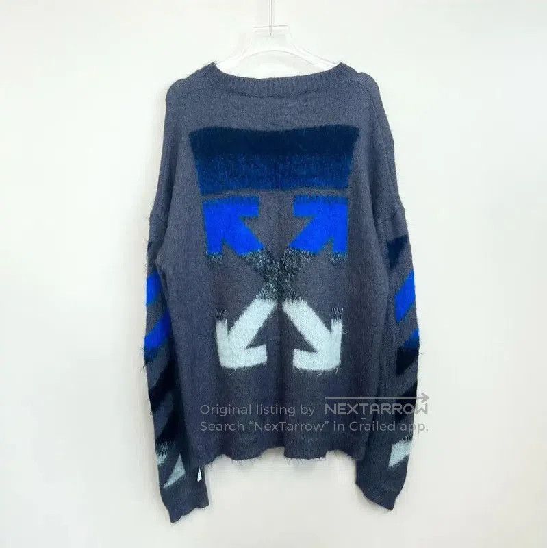 Off-White Off-White Gray Women's Pullover Sweater . Size M / US 6-8 / IT 42-44 - 2 Thumbnail