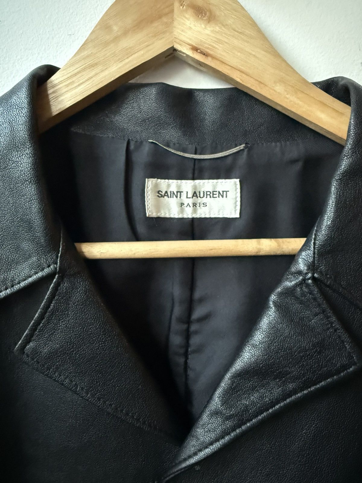 Saint Laurent Paris FW 14 SAINT LAURENT RUNWAY LEATHER L13 Size US L / EU 52-54 / 3 - 6 Thumbnail