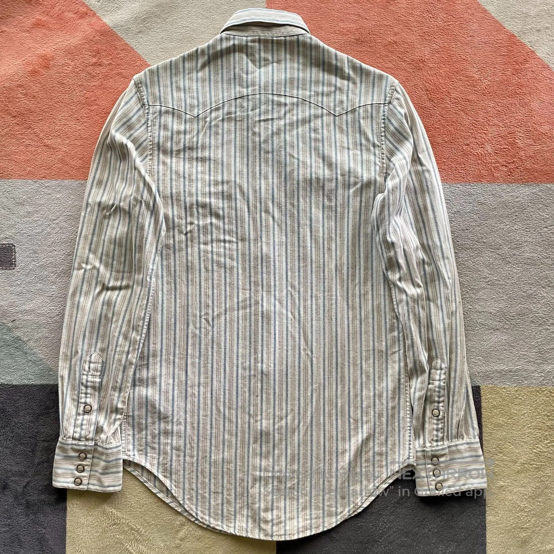 RRL Ralph Lauren RRL Ralph Lauren Western Stripe Shirt. Size US XS / EU 42 / 0 - 4 Thumbnail