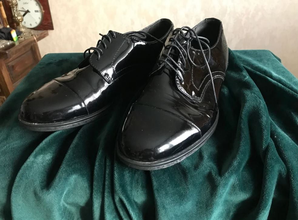 Vagabond Vagabond Black Patent Leather Oxford Womens Shoes Size US 7 / IT 37 - 2 Thumbnail