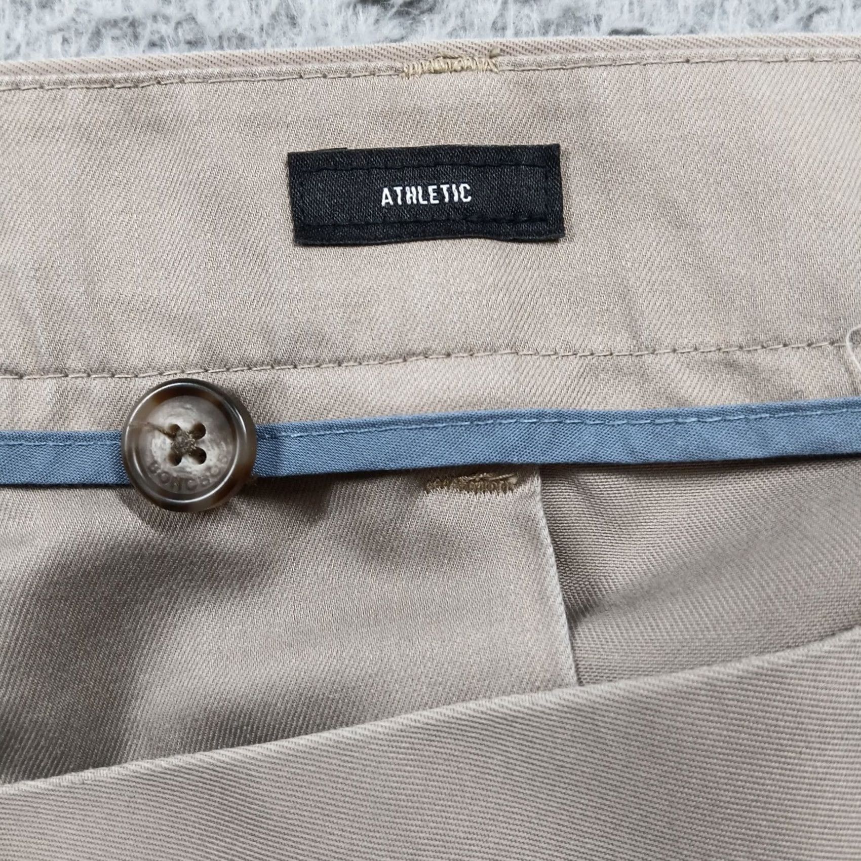 Bonobos Bonobos Chino Pants Men's 40x34 Tan Khaki Athletic Fit Stretch Cotton Slacks Size US 40 / EU 56 - 7 Thumbnail