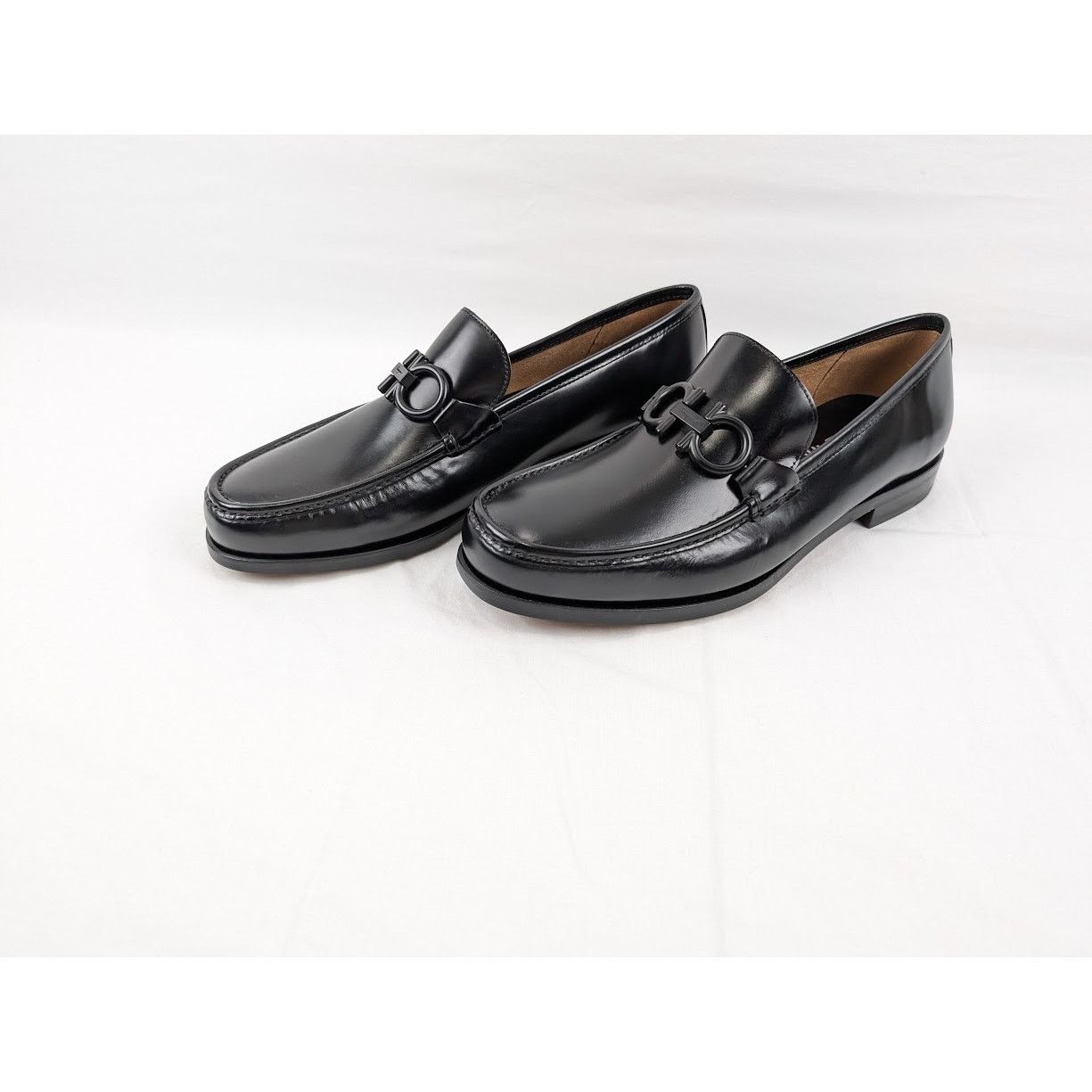 Salvatore Ferragamo o1rshd1 Rolo 10 Loafers in Nero Size US 11.5 / EU 44-45 - 18 Thumbnail