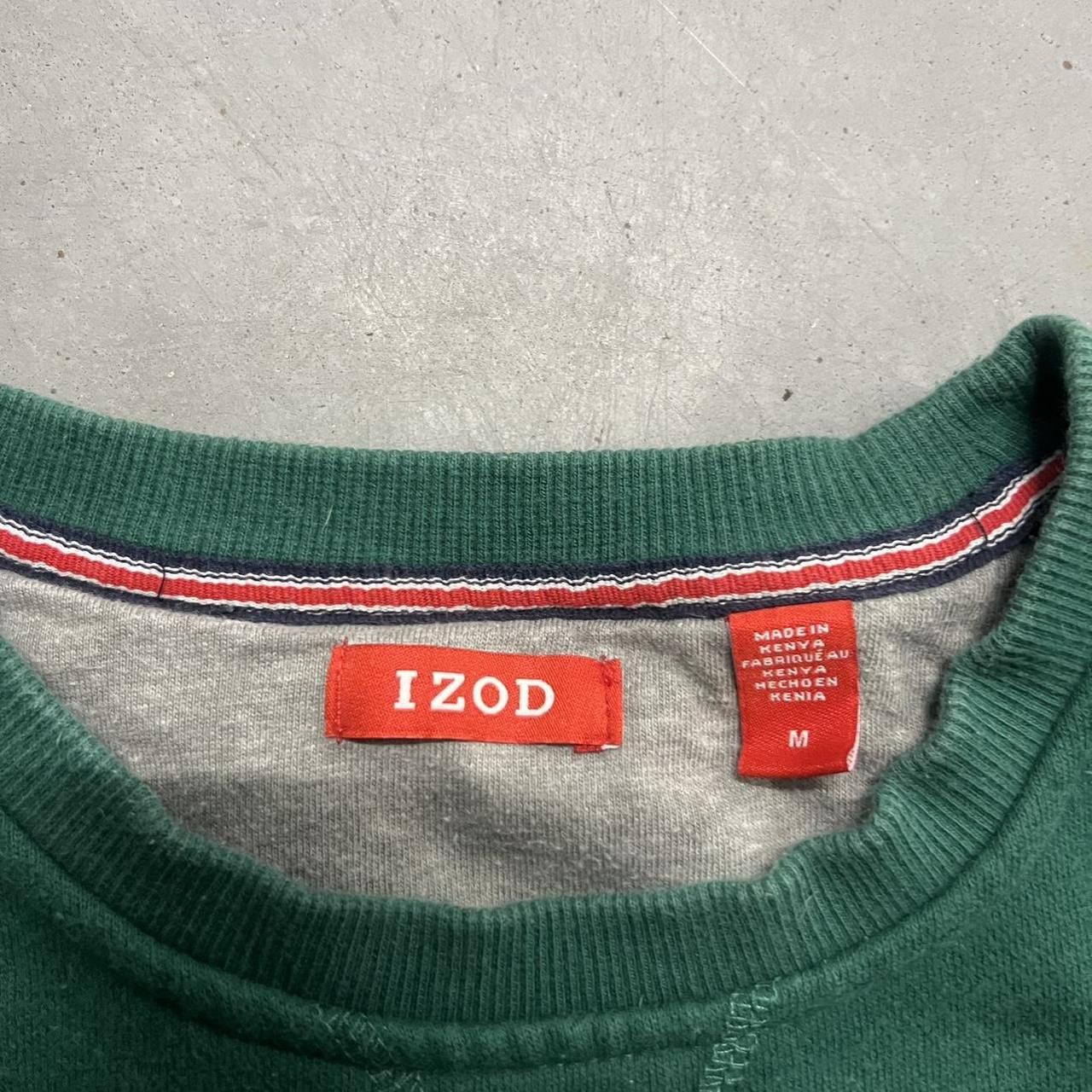 Izod Vintage Y2K Blank Green Minimalistic Sweatshirt Crewneck! Size US M / EU 48-50 / 2 - 4 Thumbnail