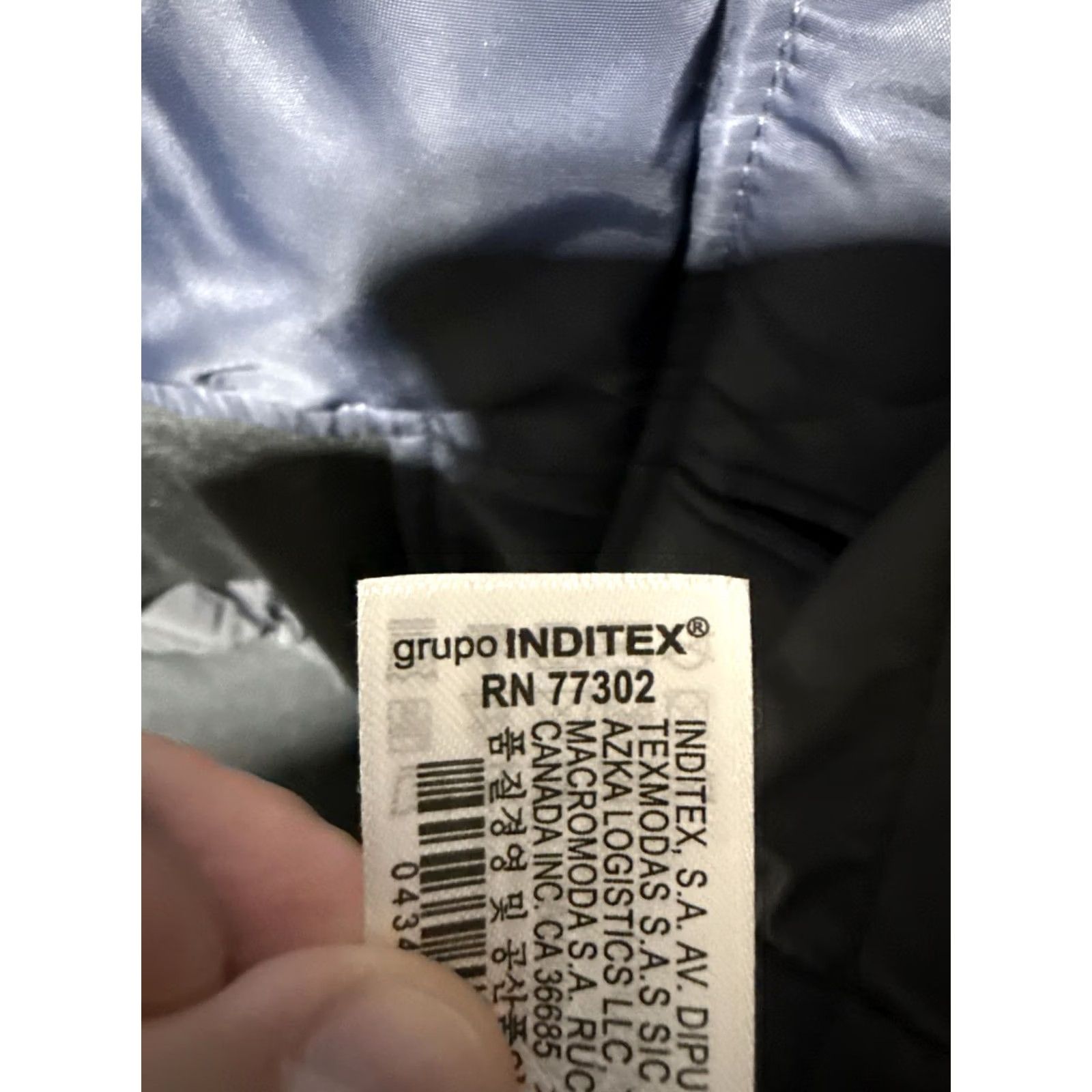 Zara Zara MA-1 Bomber Jacket Dark Blue Women’s Size S Oversized Zip Snap Polyester Lining Regular Size S / US 4 / IT 40 - 8 Thumbnail