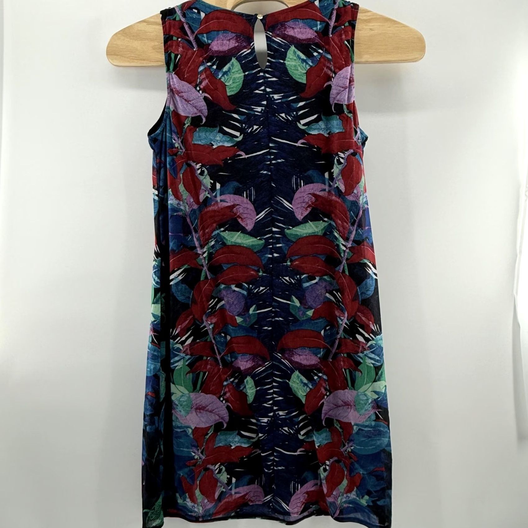 Vintage VINTAGE Dana Buchman Dress Womens Medium Sleeveless A Line Floral Boho Pattern Summer Art Size L / US 10 / IT 46 - 6 Thumbnail