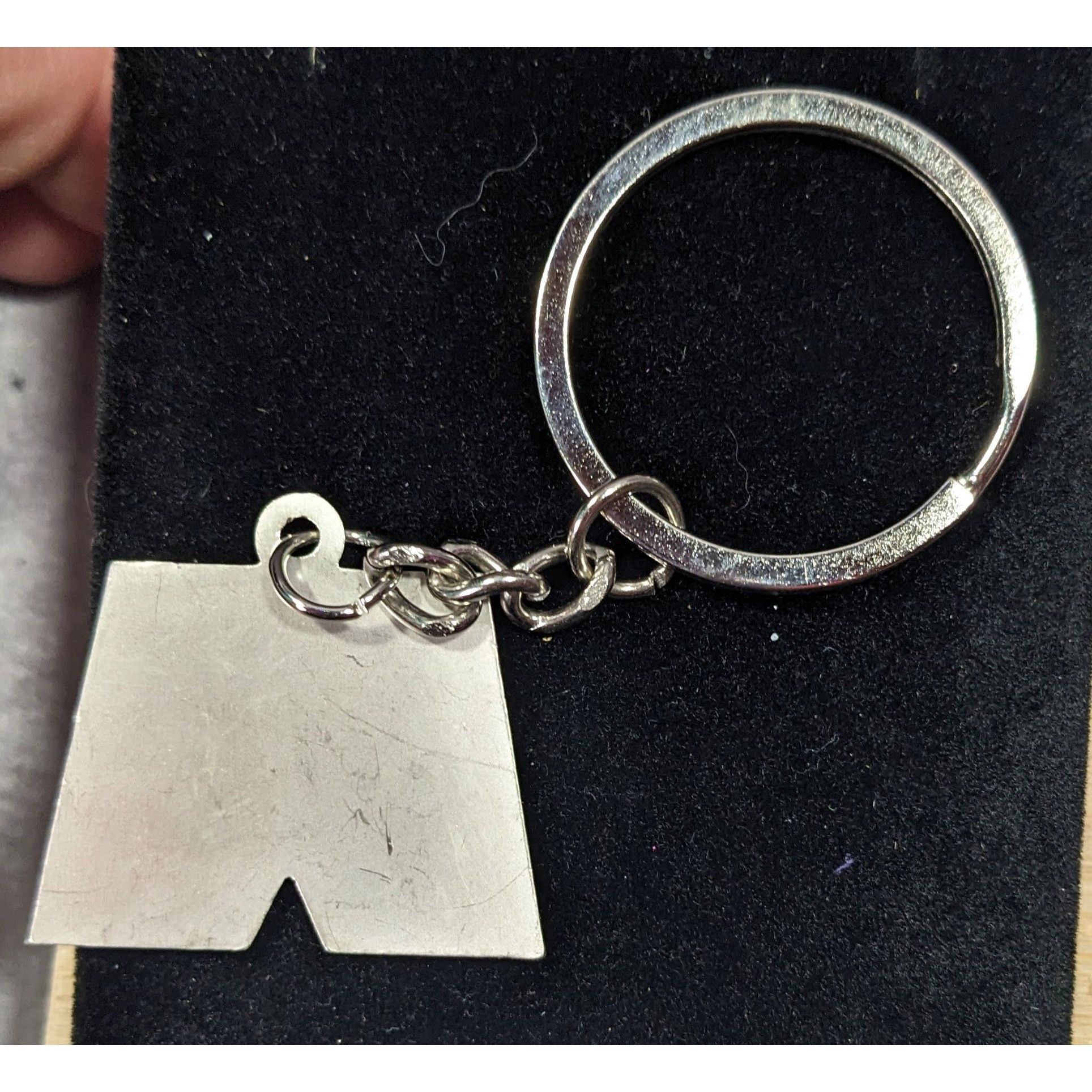 Other Quirky Novelty Silver Tone Shorts Shaped Keychain Size ONE SIZE - 4 Thumbnail
