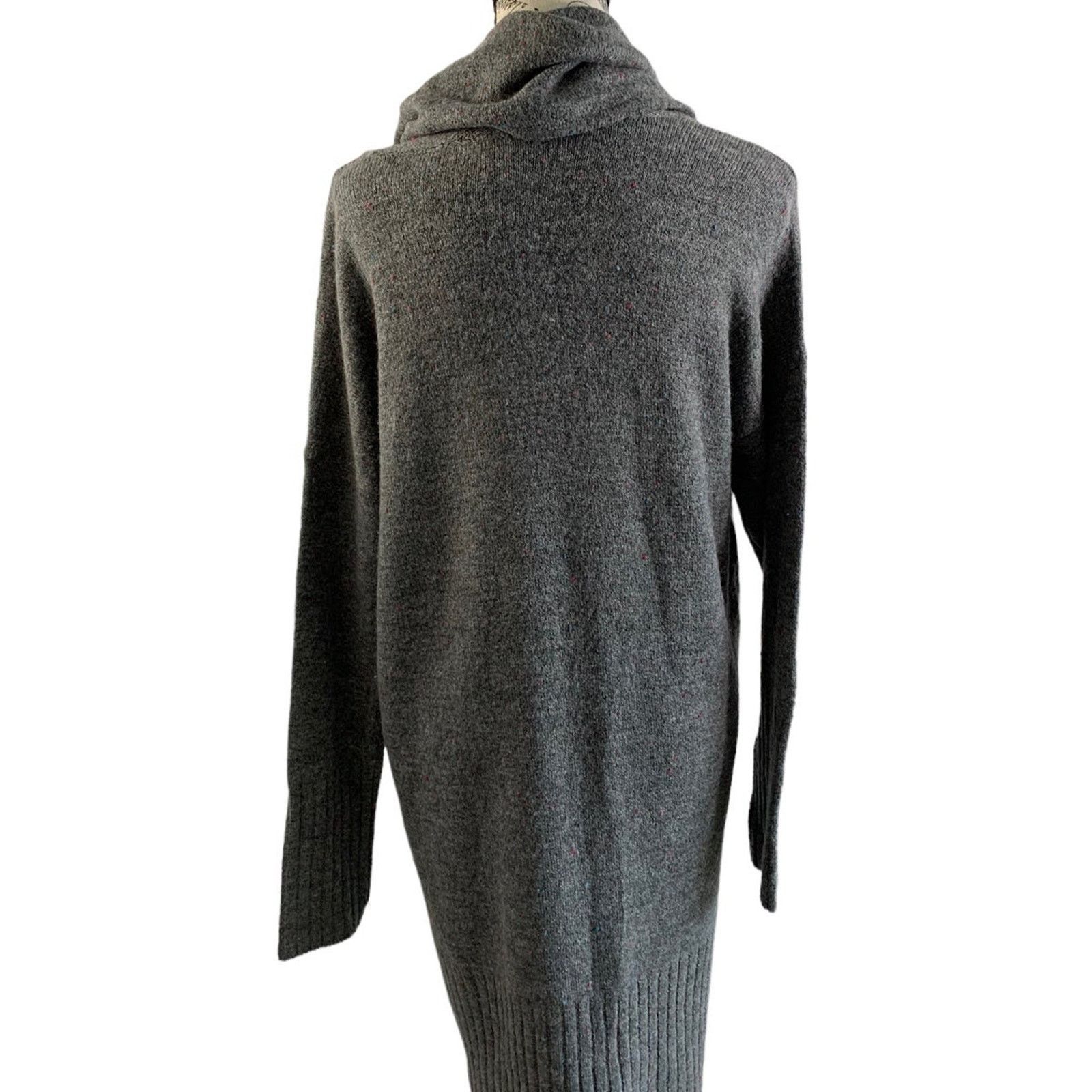 Liz Claiborne Liz Claiborne Cowl Neck Sweater Dress Women's Large NEW Size L / US 10 / IT 46 - 9 Thumbnail