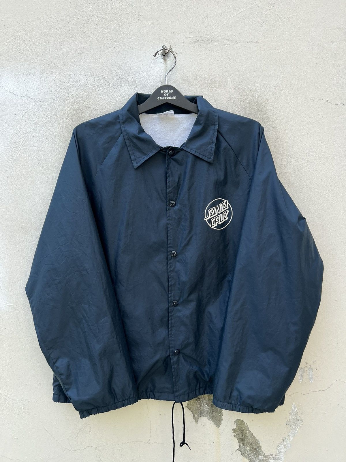 Santa Cruz Skateboards Vintage 80s 90s Santa Cruz Skateboards Coach Button Jacket Size US L / EU 52-54 / 3 - 7 Thumbnail