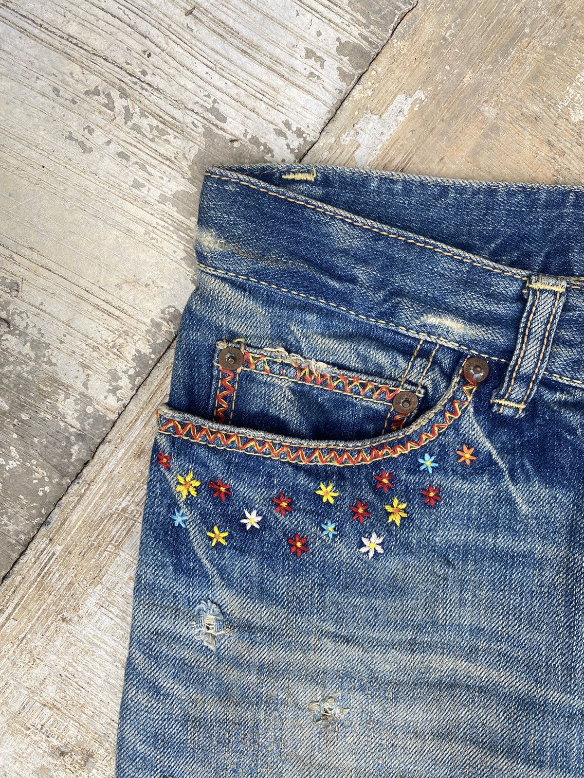 Hysteric Glamour Vintage Hysteric Glamour Patchwork Skirt Size 30" / US 8 / IT 44 - 5 Thumbnail