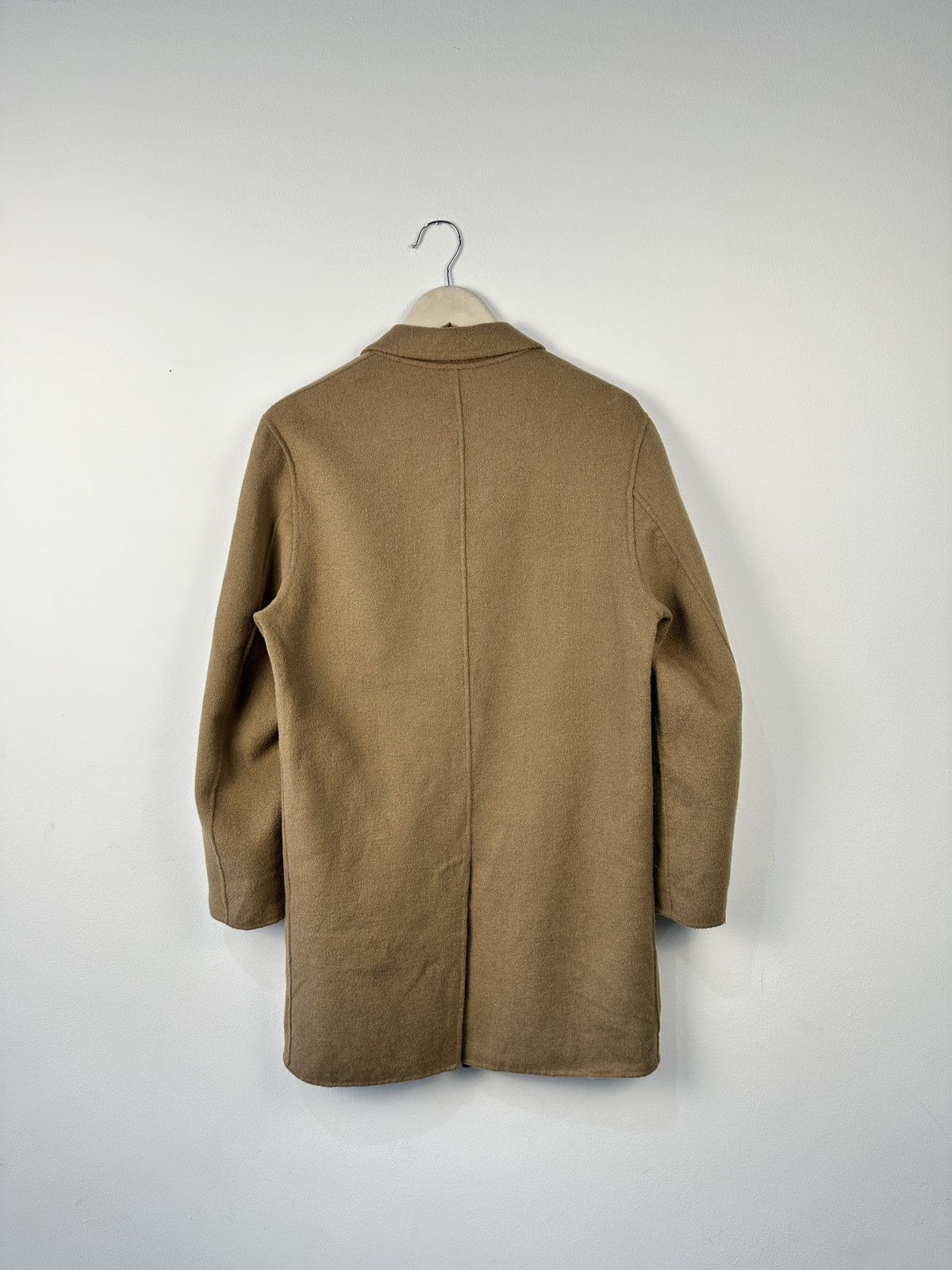 Zara Zara Camel Wool Blend Coat Overcoat Classic Single Breasted Size US M / EU 48-50 / 2 - 9 Thumbnail
